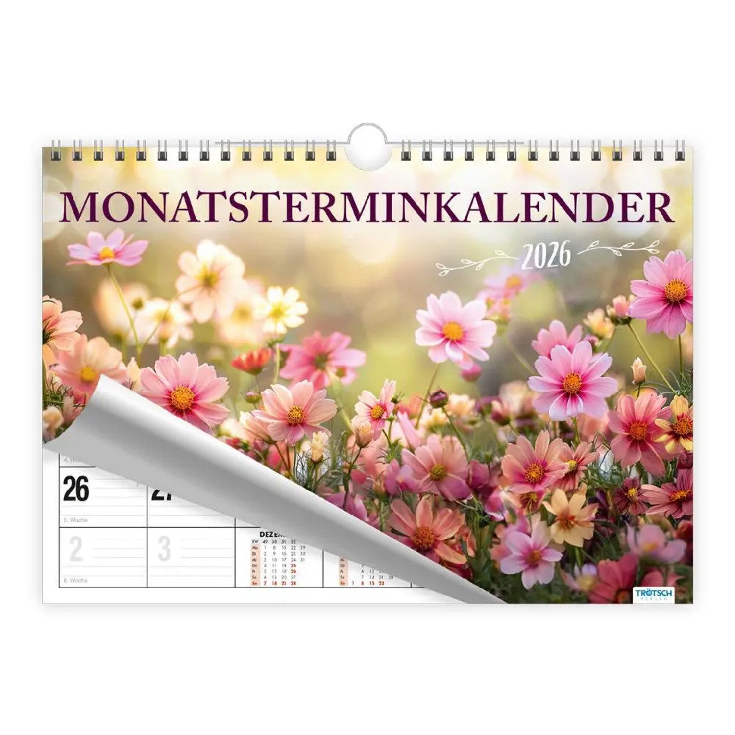 Trötsch Verlag Taschenkalender Trötsch Monatsterminer Montasterminkalender mit Fotocover 2026