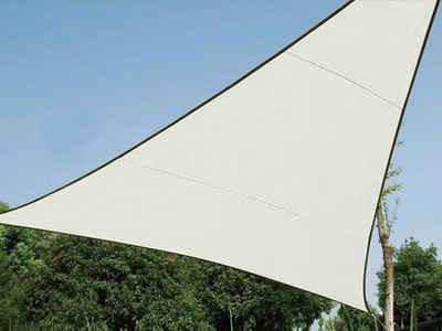 PEREL Sonnensegel, dreieckiges 5,6-11m² Dreiecksegel Sonnenschutz-Segel Terrasse & Balkon