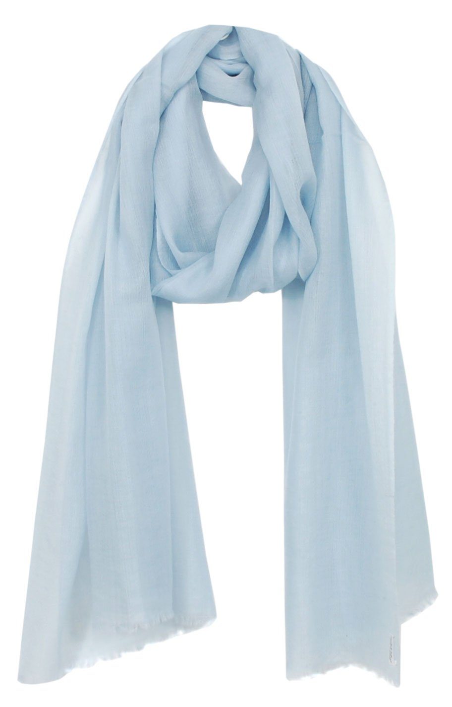 Bovari Kaschmirschal Kaschmir Schal Damen - 100% Kaschmir - Extra Leicht / Hauchzart, - Premium Cashmere - extra dünner Sommerschal - 200 x 70 cm