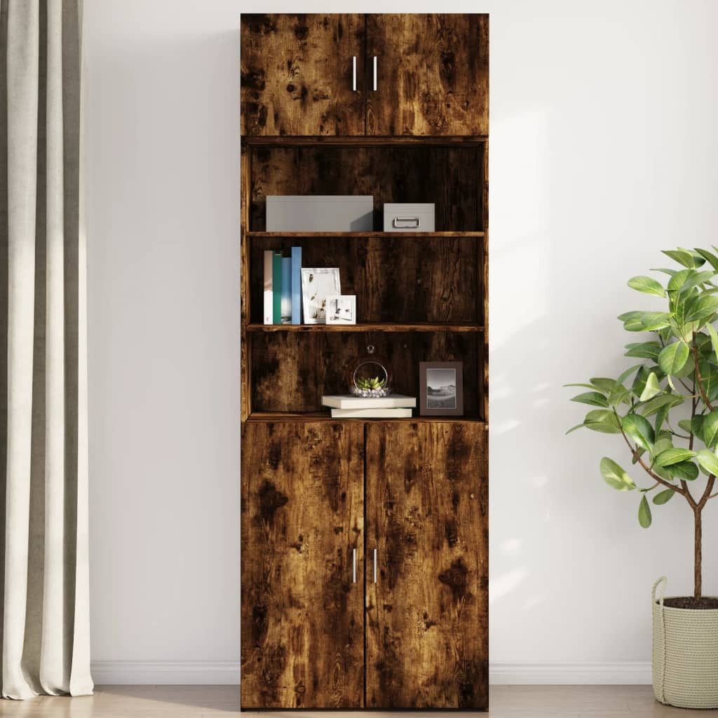vidaXL Hängeschrank Wandschrank Räuchereiche 80x42,5x40 cm günstig online kaufen