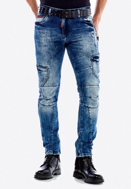 Cipo & Baxx Bequeme Jeans in verwaschener Optik n Straight Fit