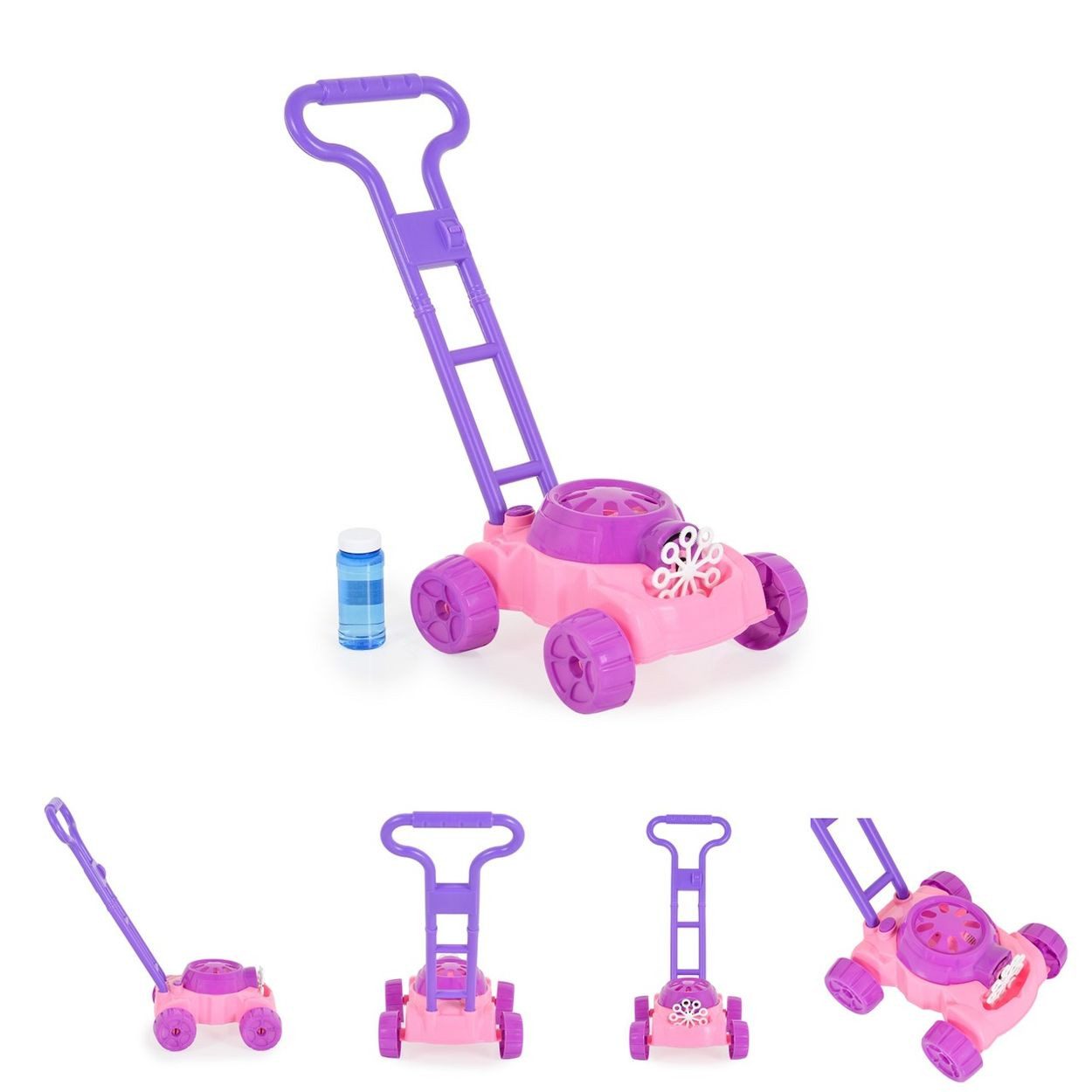 Moni Spielwerkzeug Spielzeug Rasenmäher Bubble, Seifenblasenfunktion, Kunststoff, ab 3 Jahren