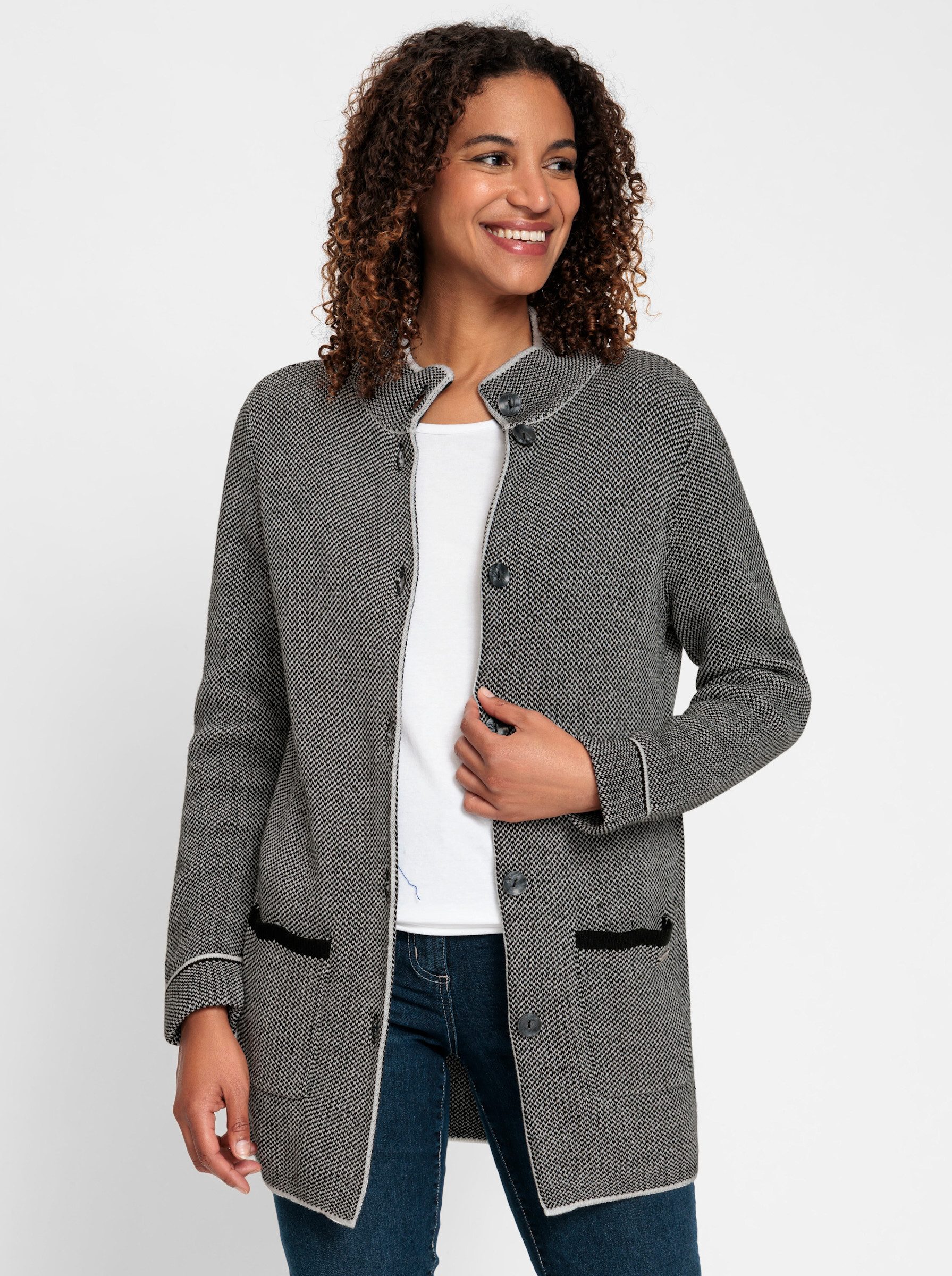 Witt Strickjacke Strickjacke Langarm