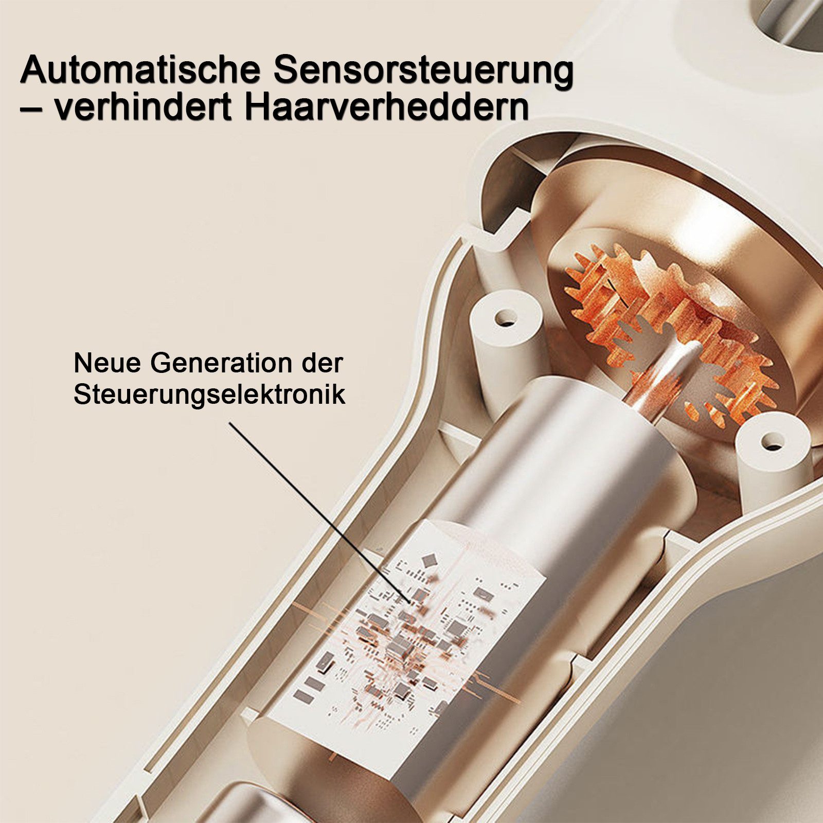 MOPUEA Lockenstab Automatischer Lockenstab 36mm, Anti-Verheddern, 4 Temperaturstufen, Automatische Rotation, Anti-Verheddern, Schnellheizung – Bild 5 von 5