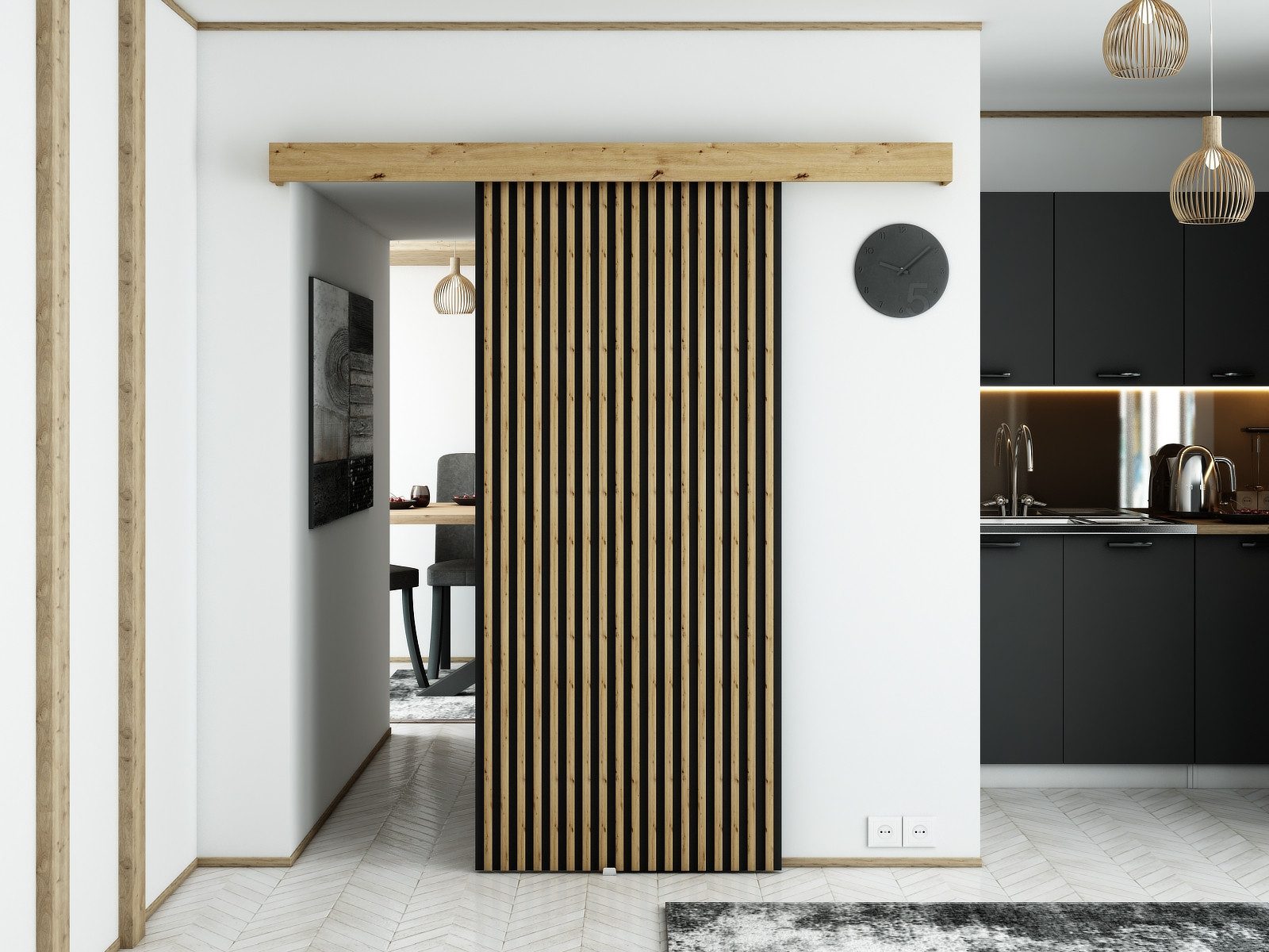 MOEBLO Schiebetür ZEBRA I (mit/ohne Soft-Close-System, günstig online kaufen