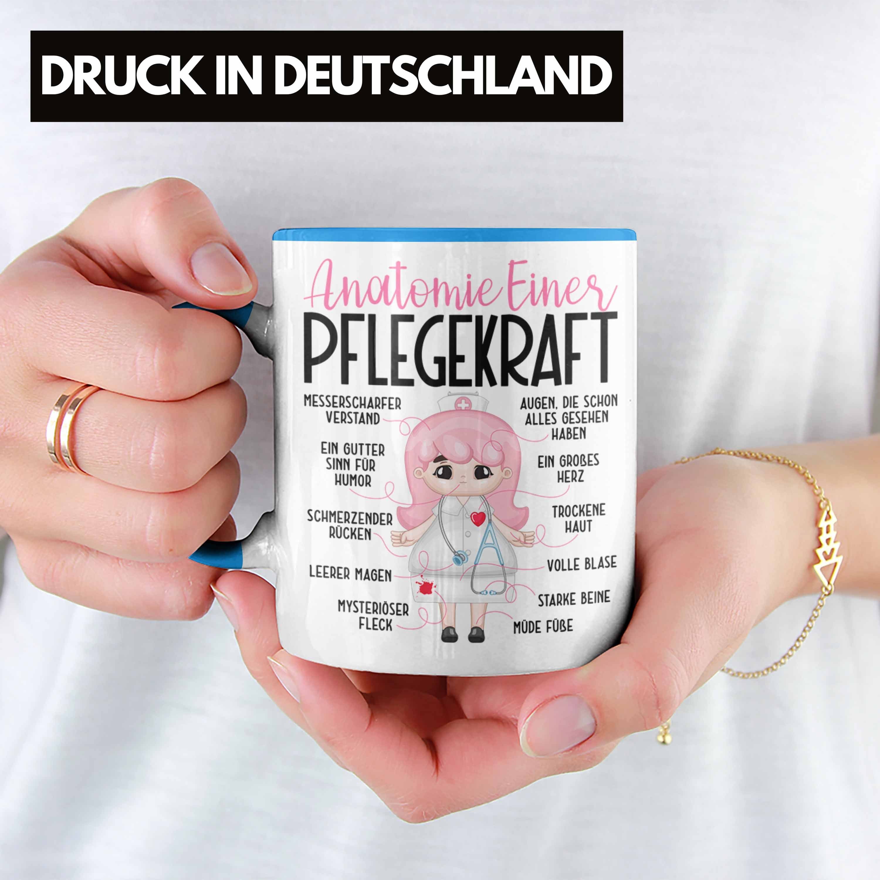 Trendation Tasse Pflegefachkraft Tasse Geschenk Anatomie Einer Pflege Frauen Pflegerin