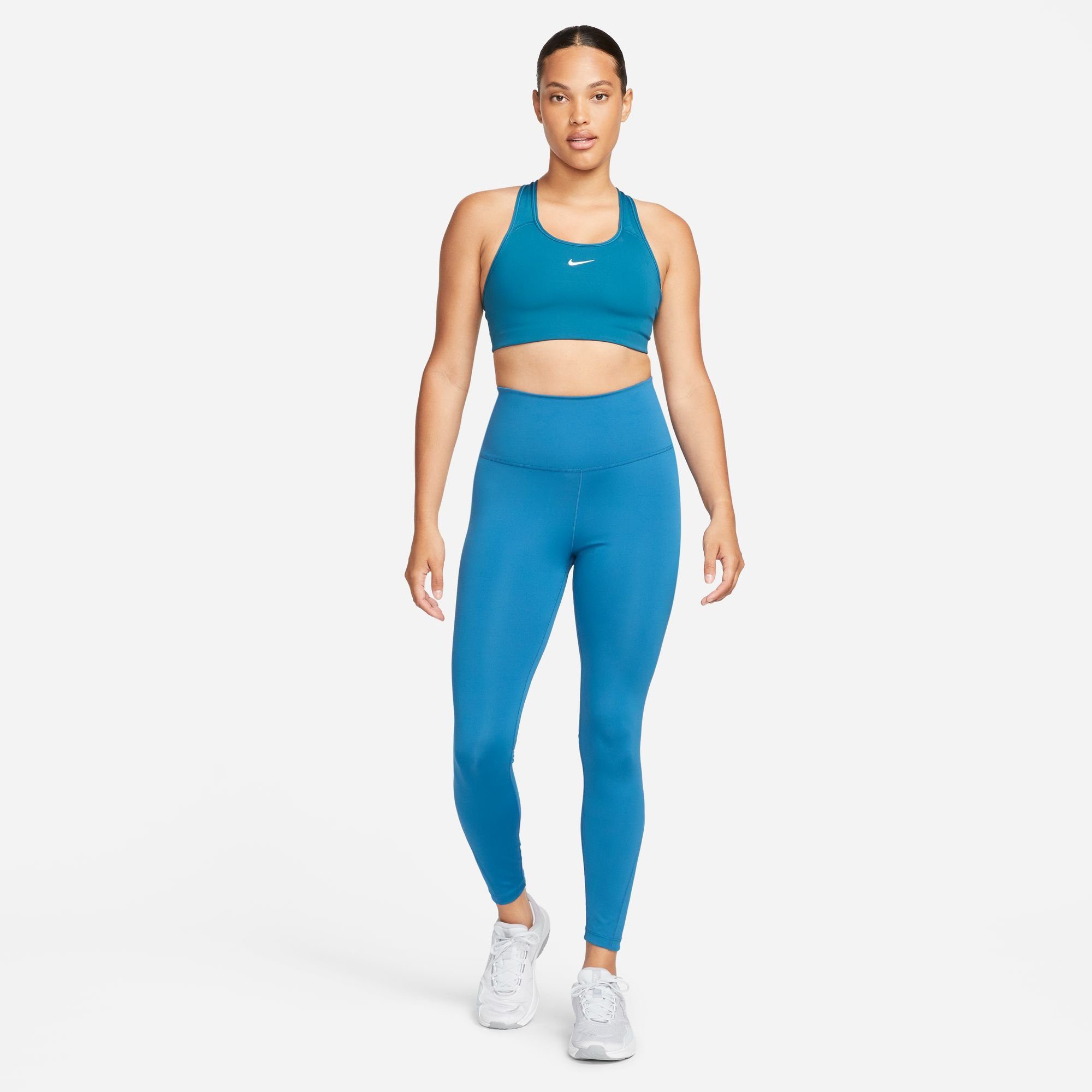 INDUSTRIAL / BLUE/WHITE LEGGINGS WOMEN'S Nike Trainingstights ONE HIGH-WAISTED