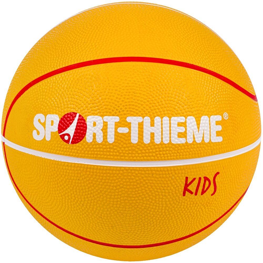 Sport-Thieme Basketball Basketball Kids, Besonders griffige Nylon-Oberfläche für einfaches Handling Größe 4