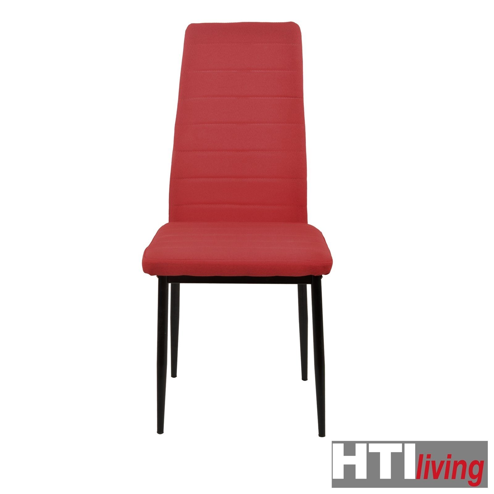 HTI-Living Esszimmerstuhl Stuhl Memphis Webstoff Esszimmerstuhl 2er-Set St), 2 (Set, Rot