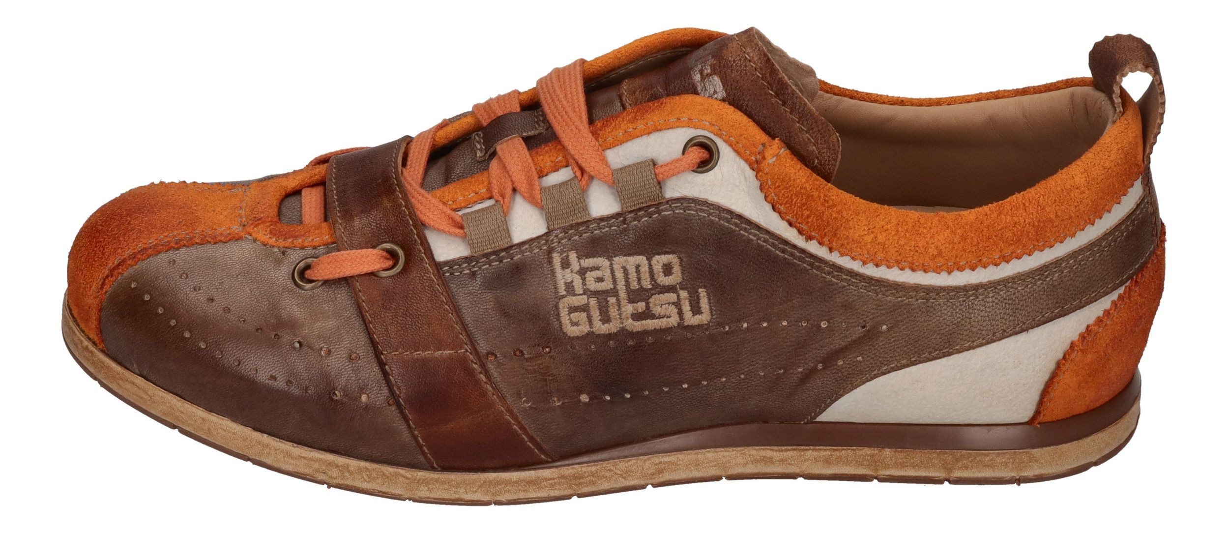 Kamo-Gutsu TIFO 017 Sneaker arancio taupe günstig online kaufen