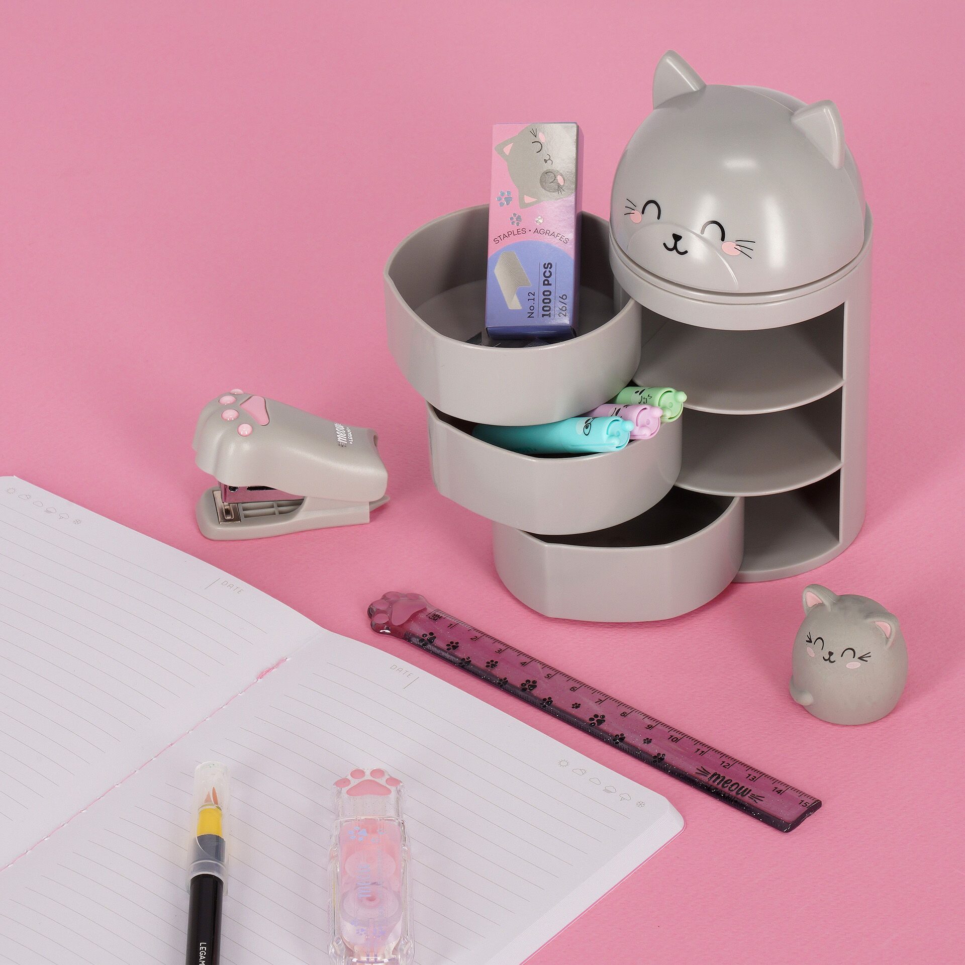 Legami Organizer LEGAMI Schreibtisch Organizer Aww Rganiser KITTY