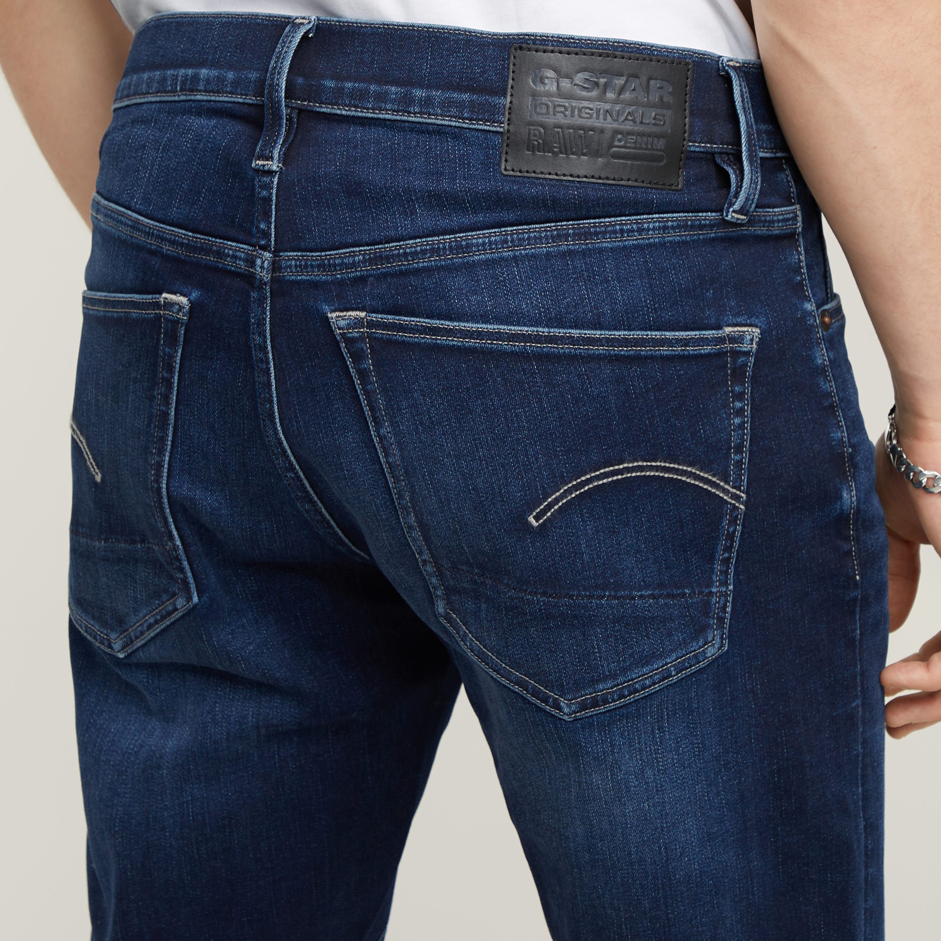 G-STAR Slim-fit-Jeans 3301 Slim mit toller Waschung und Elasthan – Bild 4 von 5
