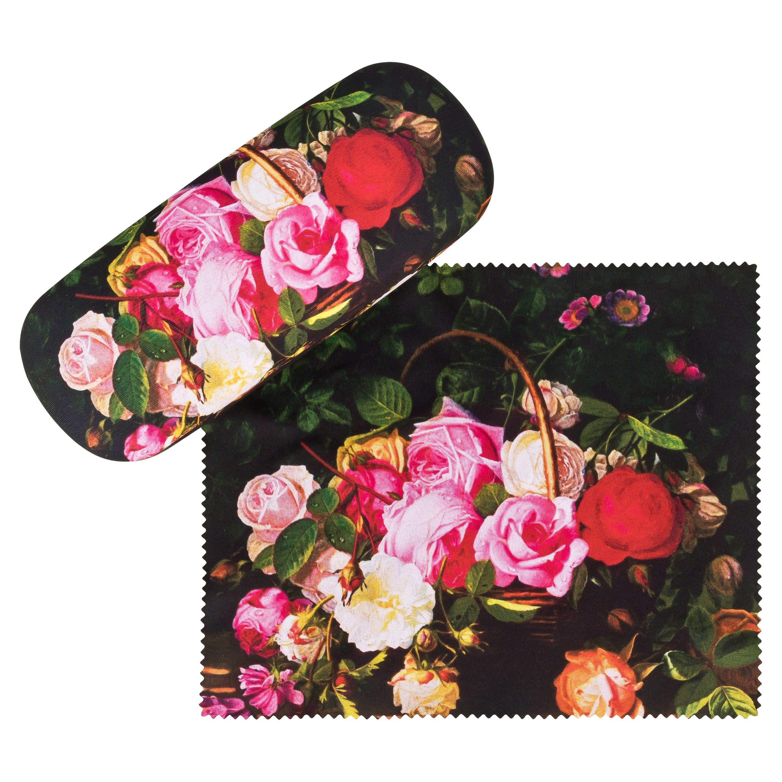 Legami - etui voor bril en pennen, veersluiting, 16,5 x 3,5 cm, motief: madeliefje