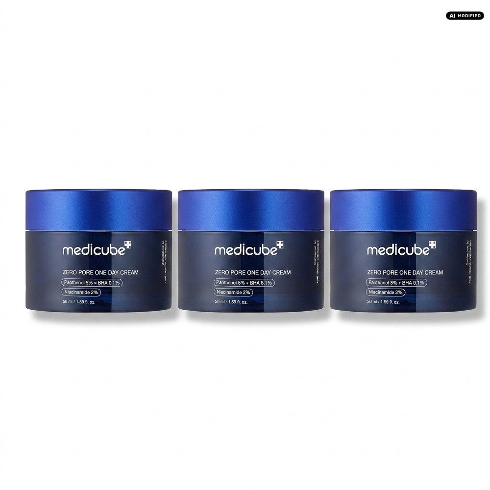 Medicube Tagescreme Medicube Zero Pore One Day Cream 3er Set, 1-tlg., Vorteilspack mit drei porenverfeinernden Tagescremes