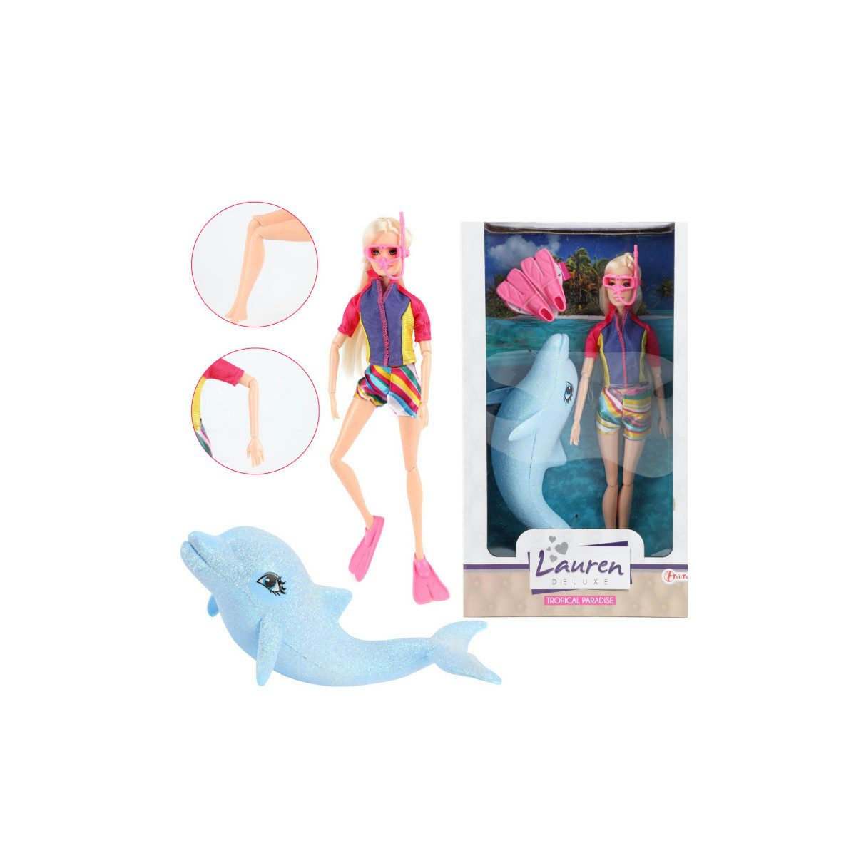 Toi-Toys Actionfigur LAUREN Teenager-Puppe 30 cm