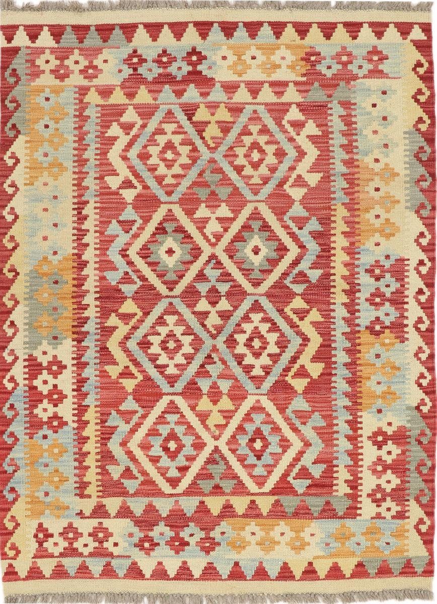 Orientteppich Kelim Afghan Heritage 100x138 Handgewebter Moderner Orientteppich, Nain Trading, rechteckig, Höhe: 3 mm