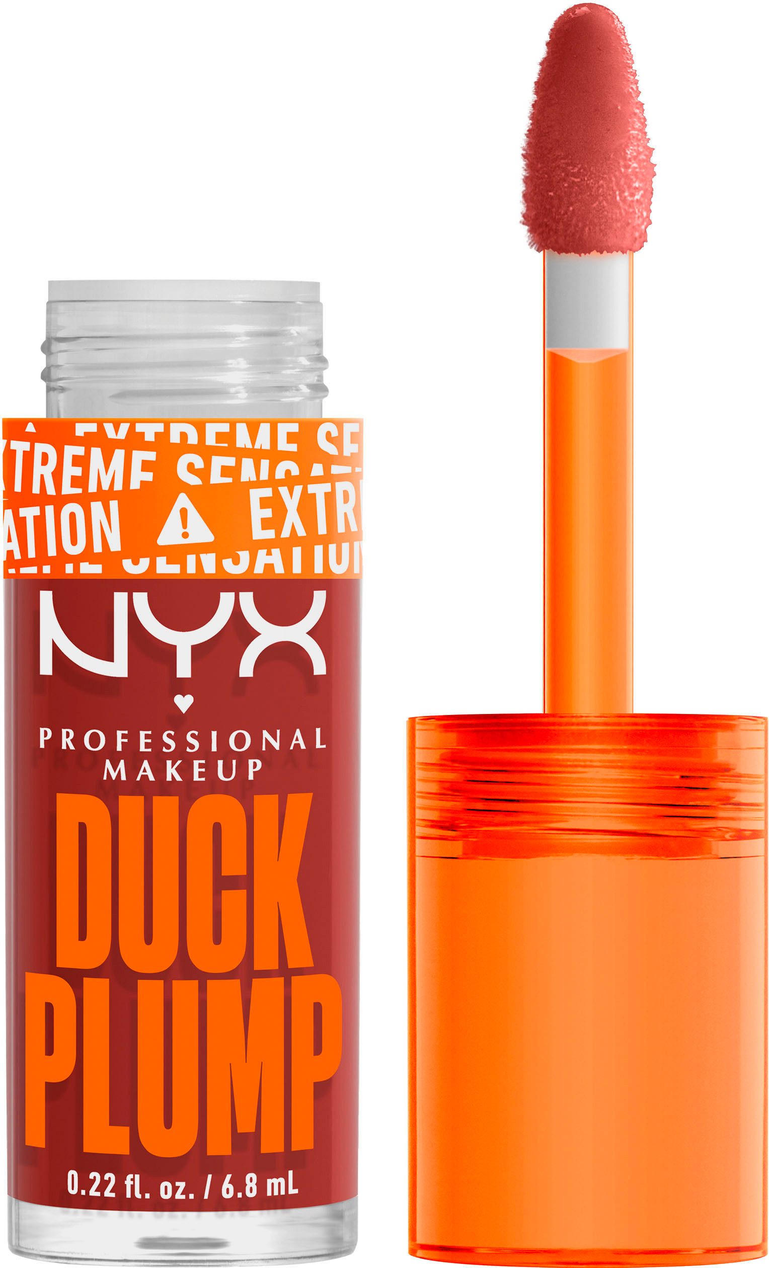 NYX Lipgloss NYX Professional Makeup Duck Plump Brick of Time, mit Collagen