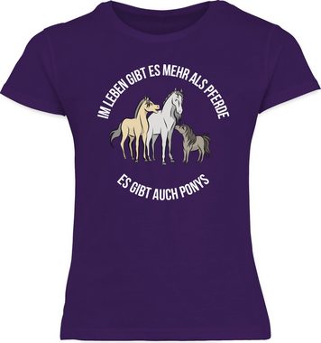 Shirtracer T-Shirt Im Leben gibt es mehr als Pferde Pferd