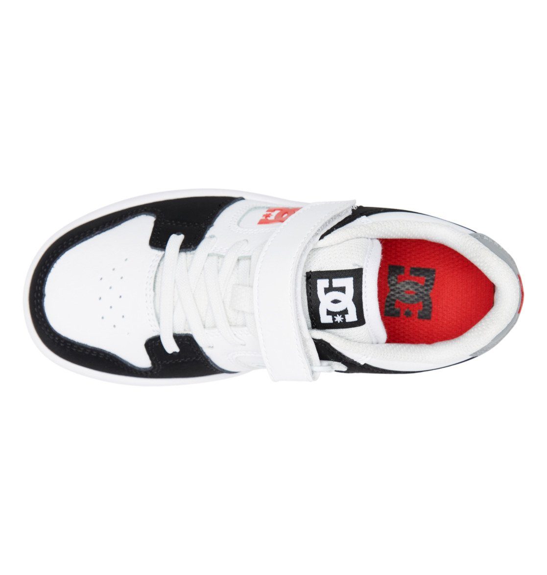 DC Shoes V Black/White/Red 4 Sneaker Manteca