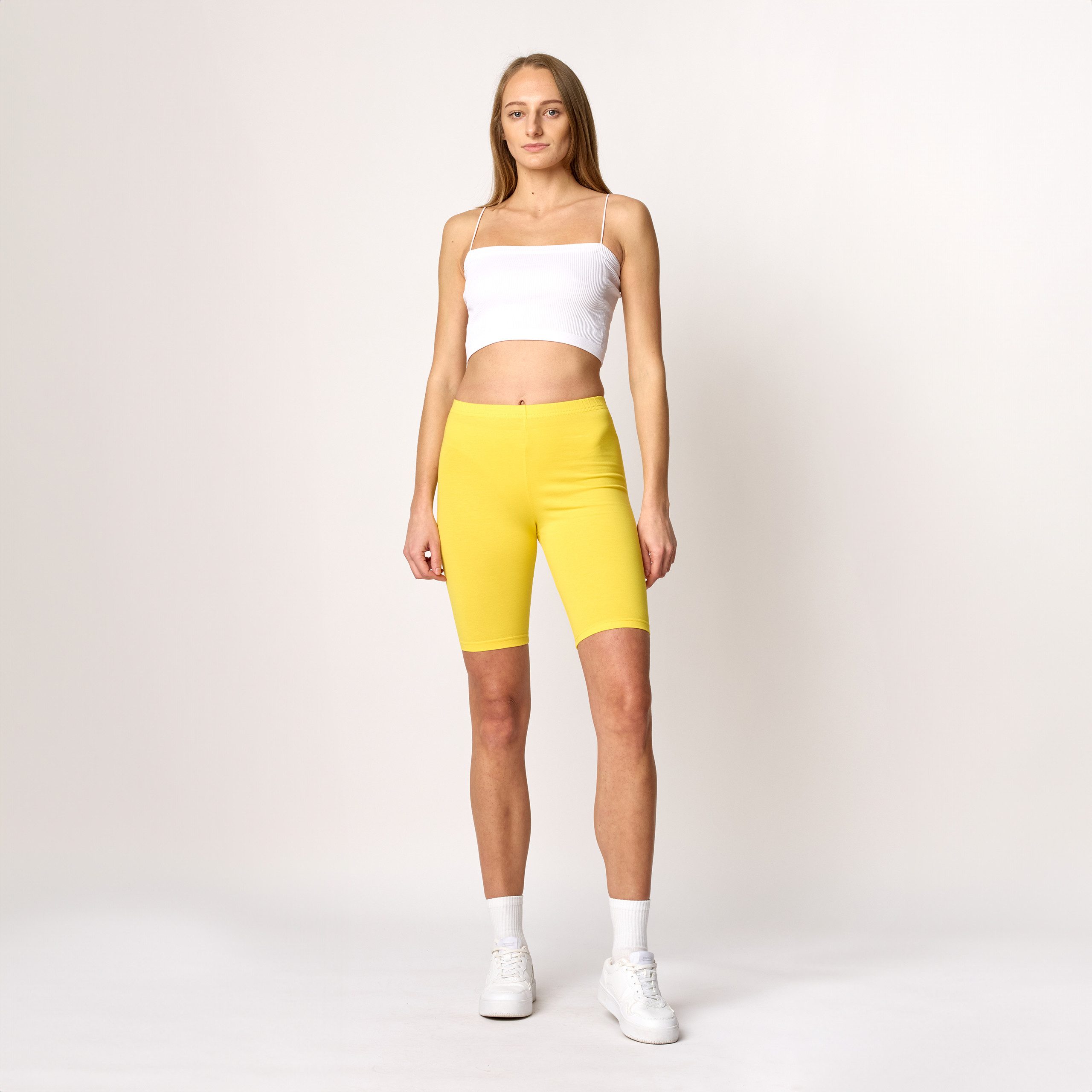 Merry Style Leggings Damen Kurze Hose aus Baumwolle MS10-200 (1-tlg) elasti günstig online kaufen