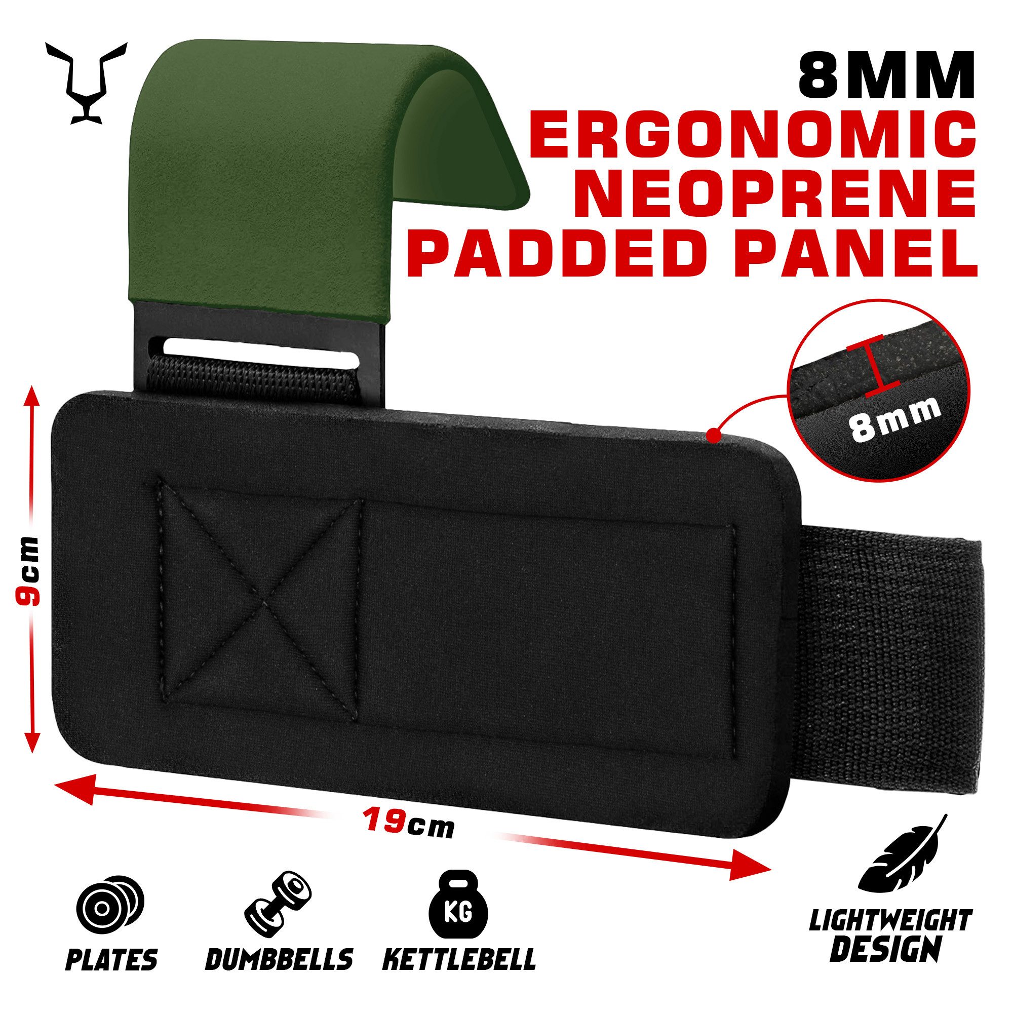 JAG GEARS Zughilfe Gewichtheberhaken Handgelenkbandage Stützen Hebehilfen Krafttraining (1 x pair hooks, Gym Grips Crossfit Trainingshilfen Fitnessstudio Fitness), Aus strapazierfähigem Material
