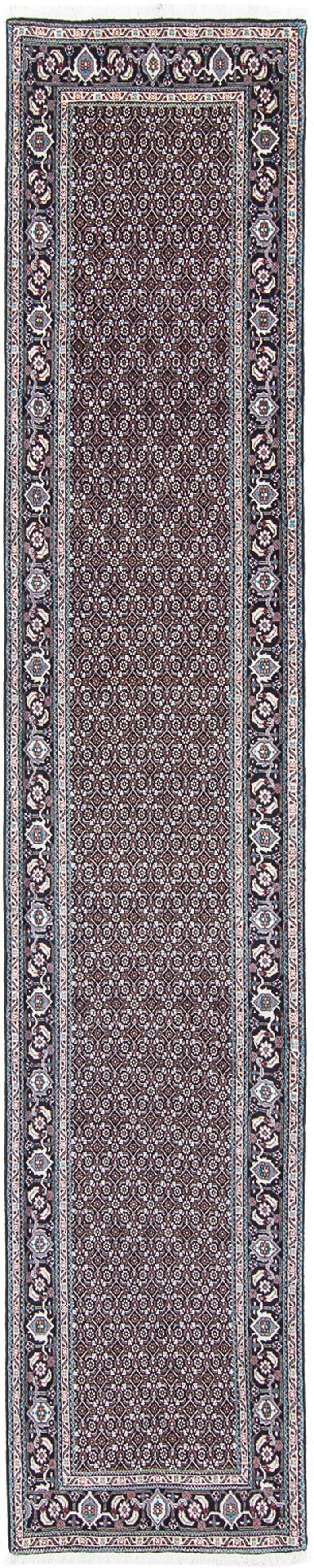 Orientteppich Perser - Täbriz - mm, cm morgenland, grau, 75 Höhe: Handgeknüpft, 10 Zertifikat mit x 390 Wohnzimmer, Einzelstück - rechteckig