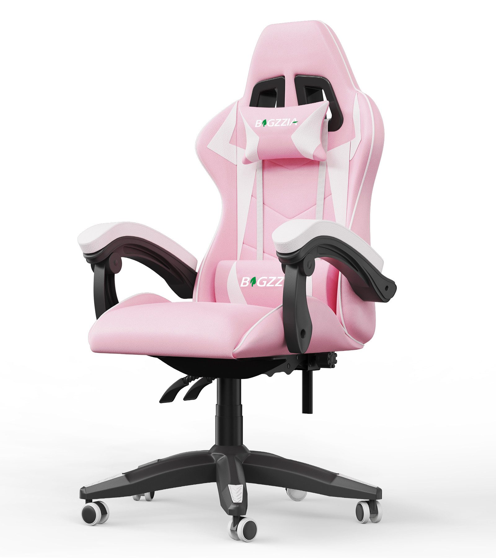 Gywowken Gaming-Stuhl Gaming Stuhl Ergonomisch - Gamer Stühle mit Lendenkissen, Gaming Chair Höhenverstellbar - 90-135° Rückenlehne