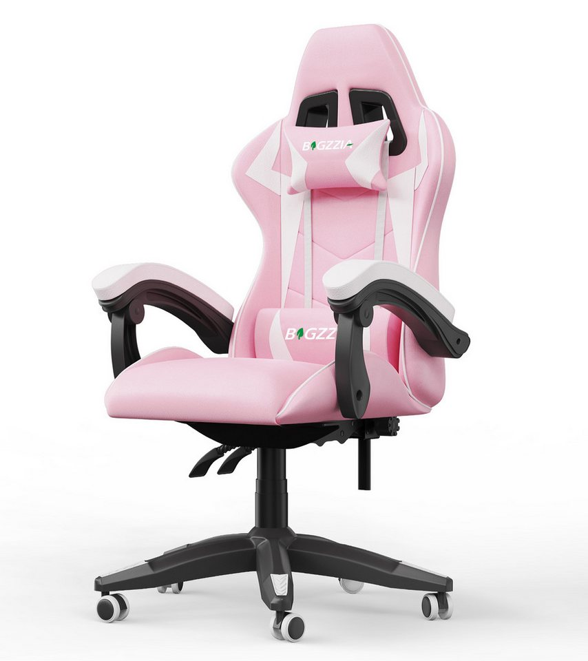 Gywowken Gaming-Stuhl Gaming Stuhl Ergonomisch - Gamer Stühle mit Lendenkissen, Gaming Chair Höhenverstellbar - 90-135° Rückenlehne