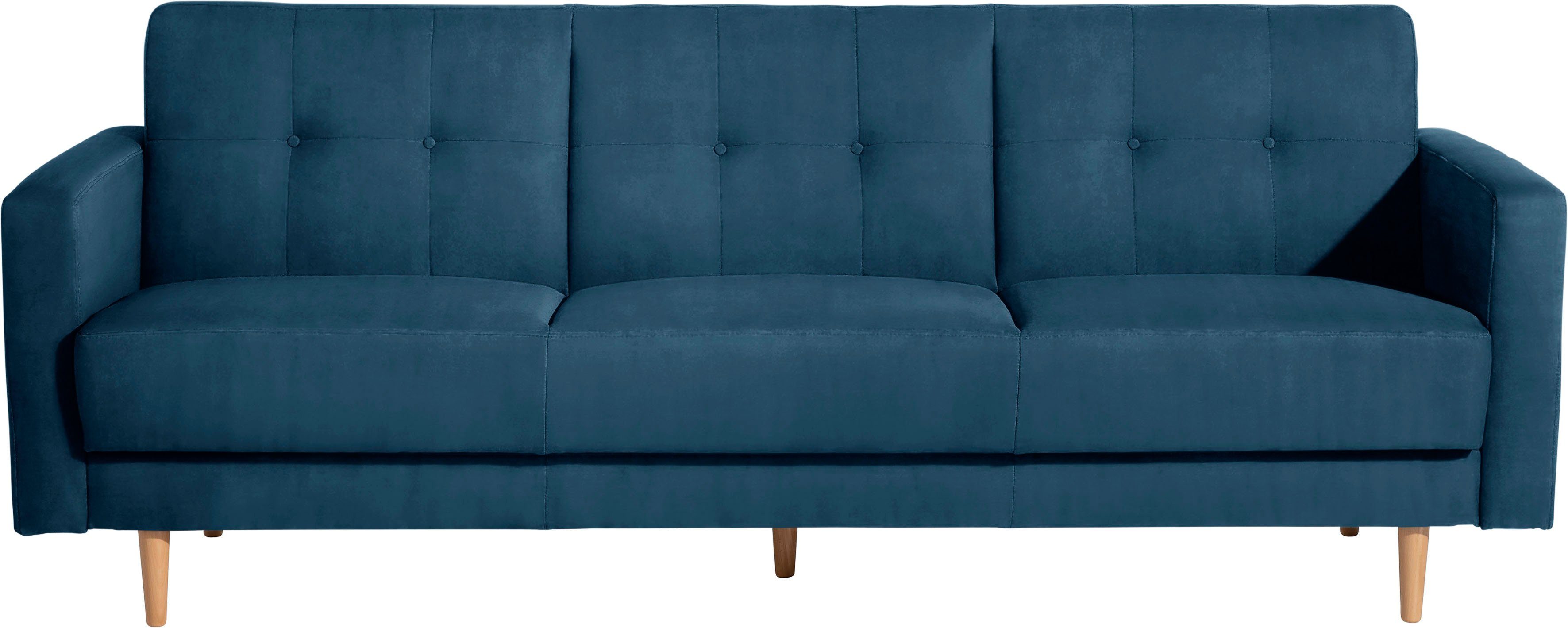 Max Winzer® 3-Sitzer Jesper Kippcouch mit komfortablem Federkern, klassisch und modern, Schlafsofa mit Knopfheftung im Rücken, inklusive Bettkasten. Reduzierter Preis € 1.429,99. Unverbindliche Preisempfehlung € 2.103,00