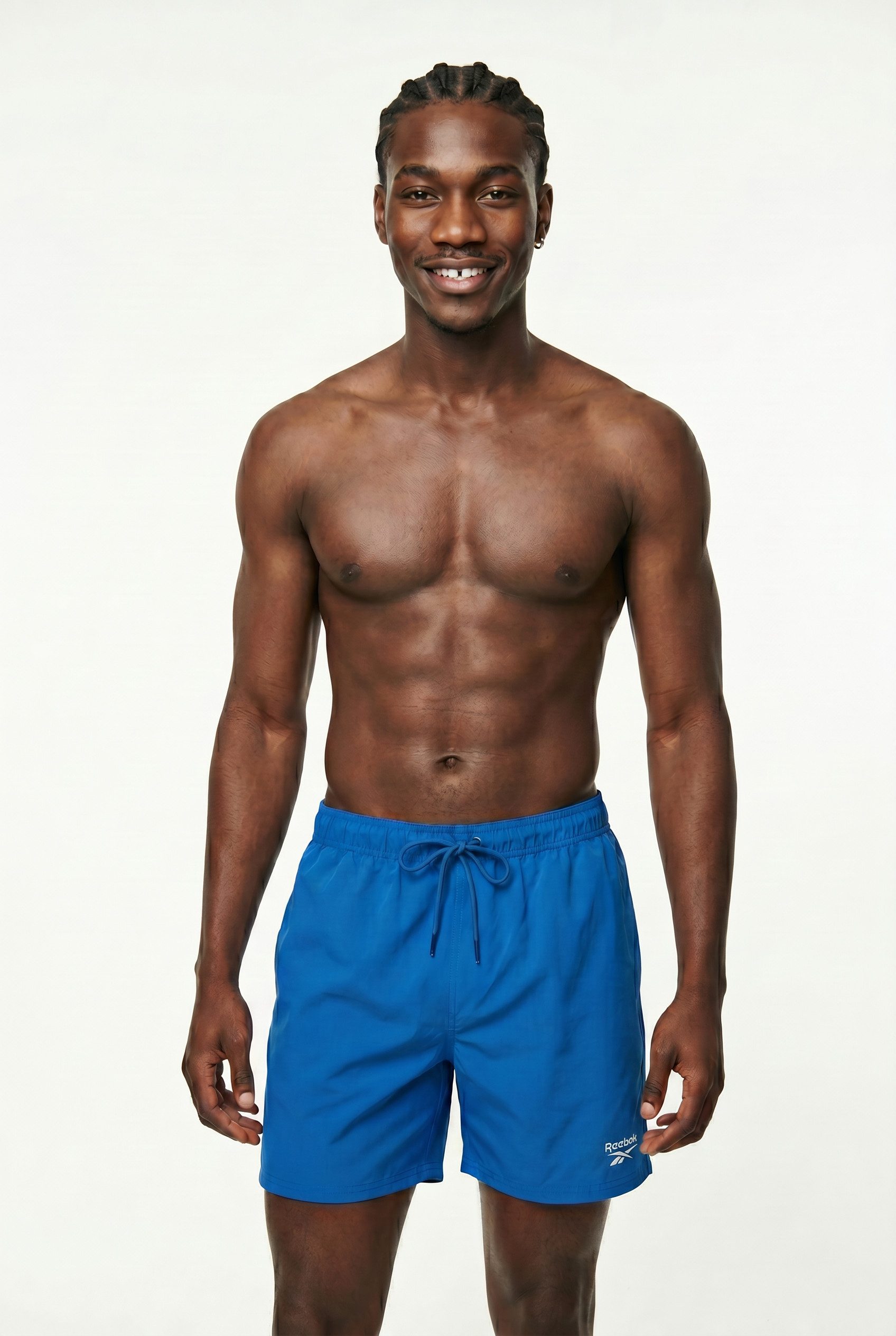 Reebok Badeshorts "Yale" mit Kordelzug und elastischem Bund, mit Logo, basic