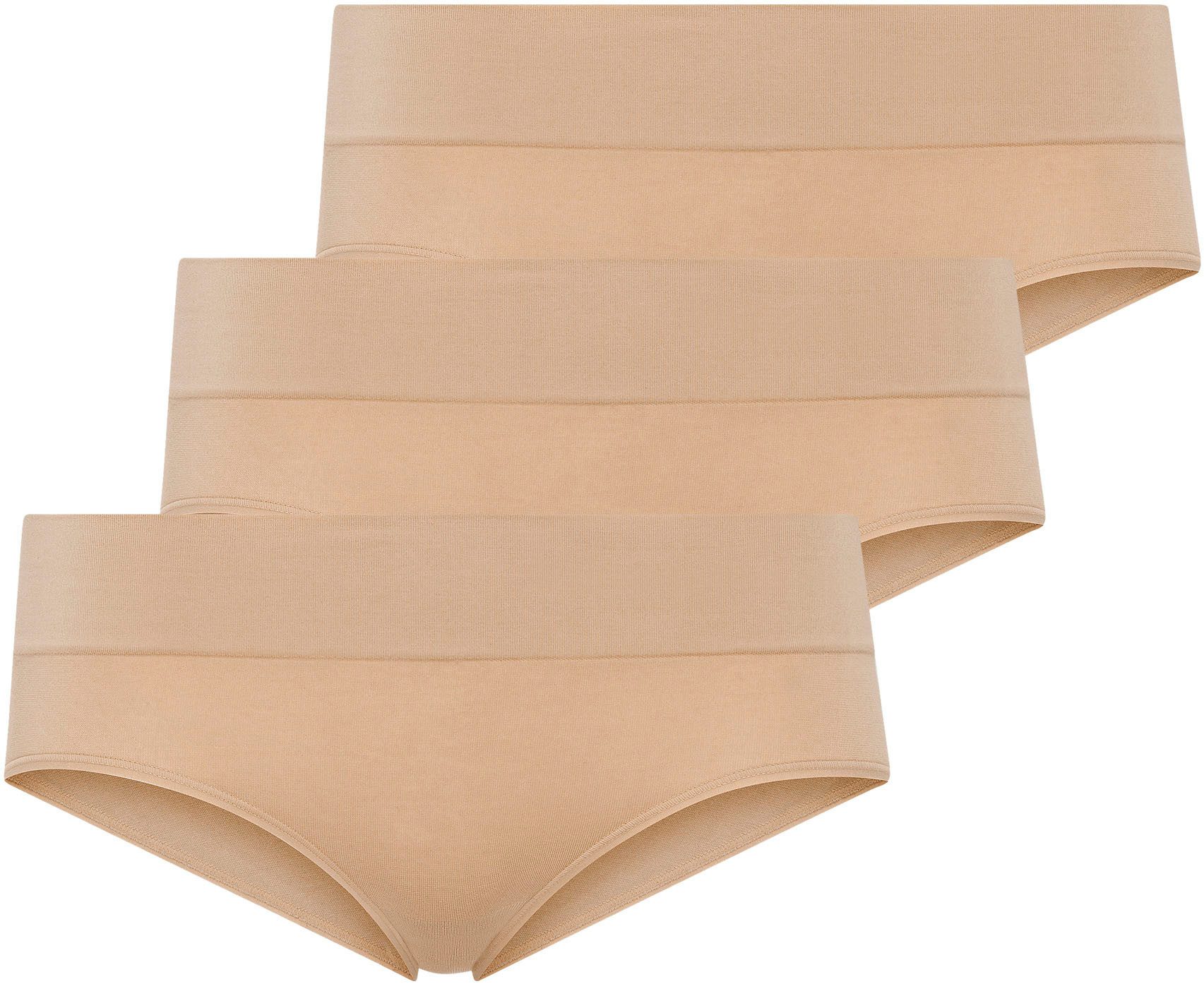 Jockey Hipster Seamfree Comfort (3er Pack) breiter elastischer Bund