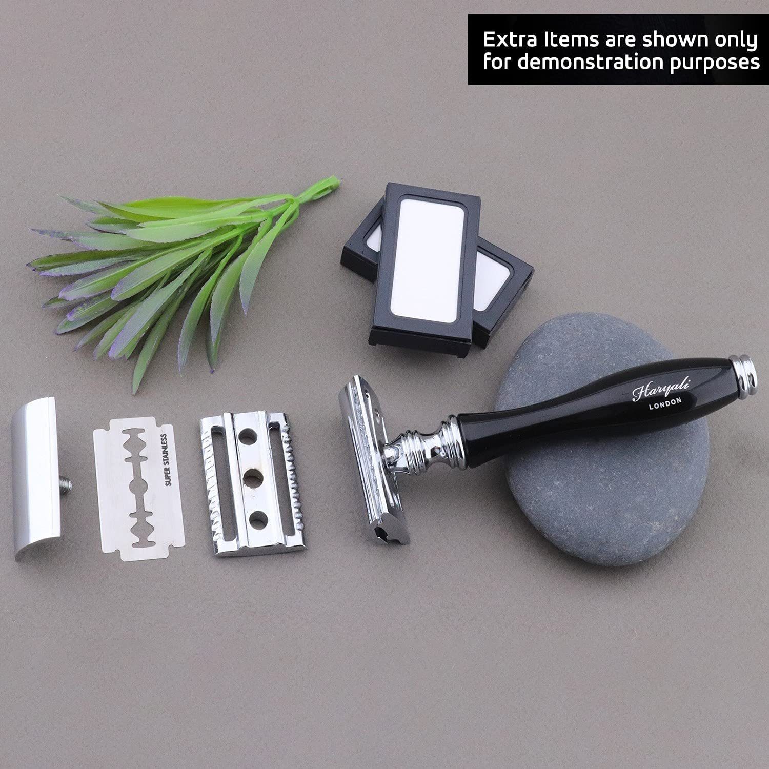 Haryali London Rasierset 5-teiliges Rasier-Set für Herren, Geschenkset, alles in einem