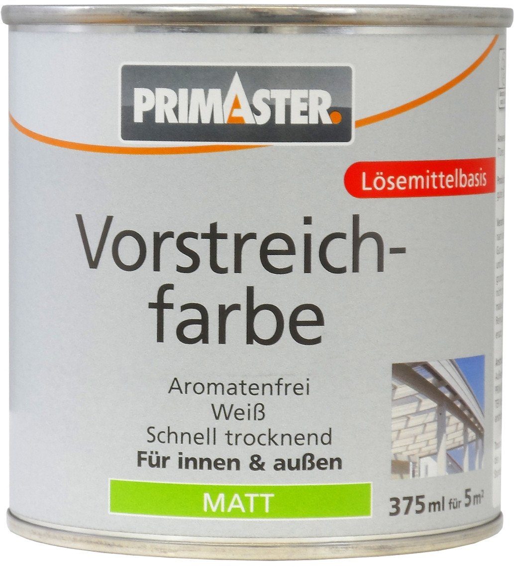 Grundierfarbe Primaster Vorstreichfarbe 375 ml weiß matt
