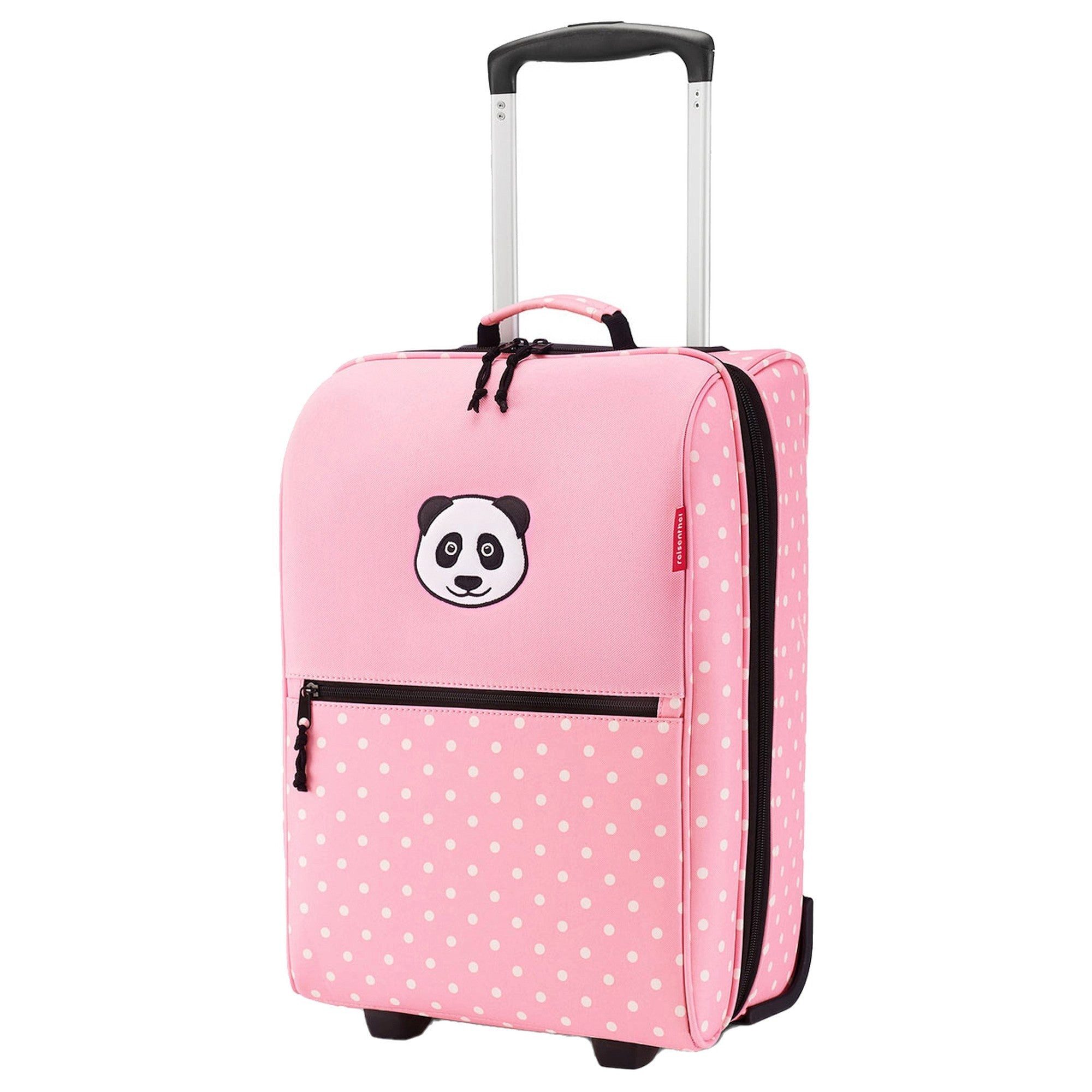 REISENTHEL® Kinderkoffer trolley XS - 2-Rollen-Kindertrolley 43 cm (panda dots pink), 2 Rollen