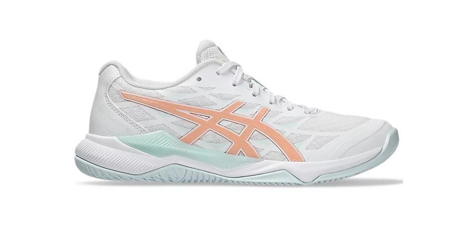 Asics GEL-TACTIC 12 WHITE/BRIGHT SUNSTONE Hallenschuh günstig online kaufen