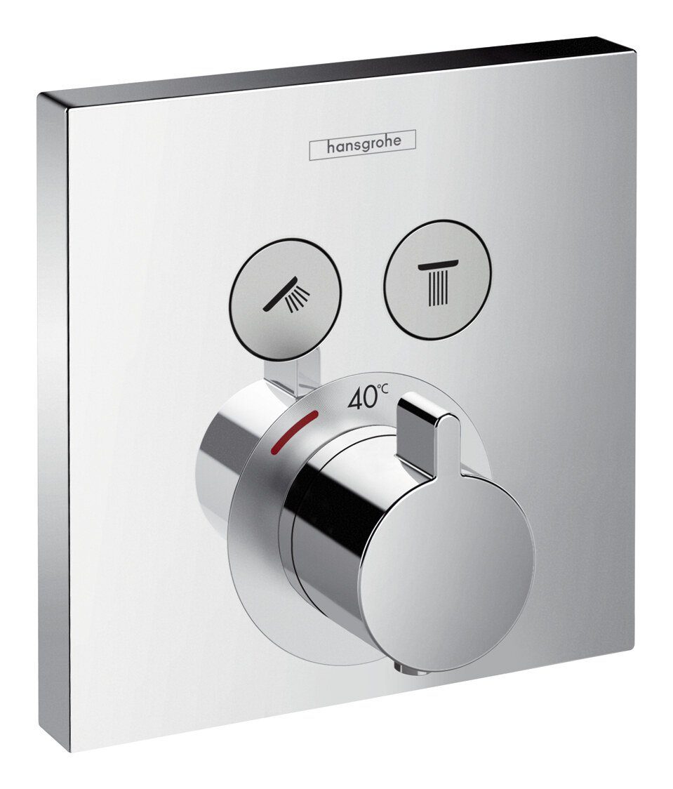 hansgrohe Unterputzarmatur ShowerSelect Thermostat für 2 Verbraucher Unterputz - Chrom