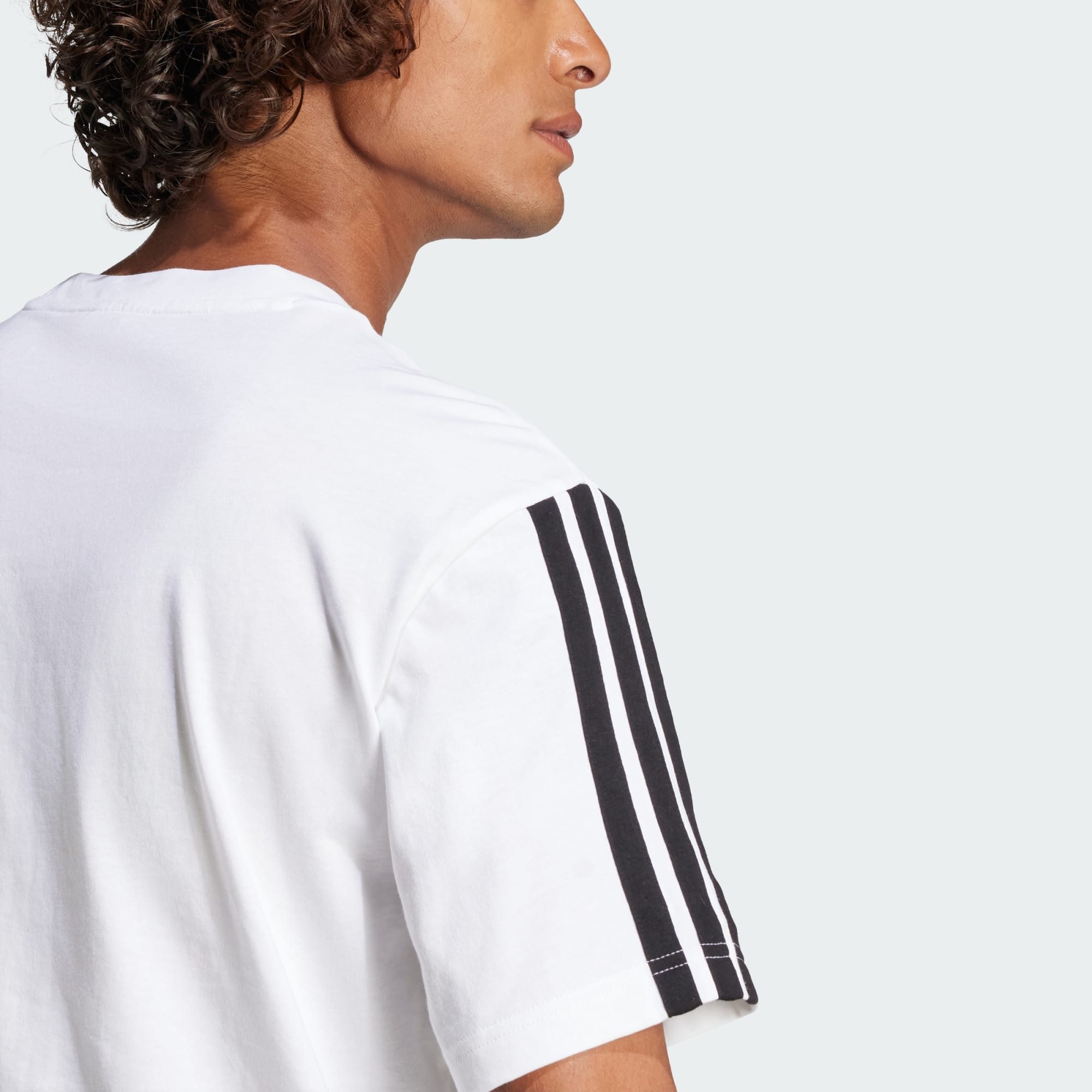 adidas Sportswear T-Shirt ESSENTIALS 3-STREIFEN SINGLE JERSEY T-SHIRT (1-tlg)