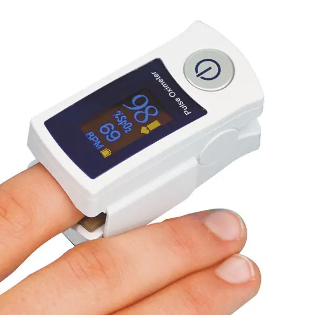 DocMed Pulsoximeter RESQ-Meter Vascular- Check Finger-Pulsoximeter, Einfache Bedienung, für Erwachsene und Kinder, Bluetooth-Schnittstelle