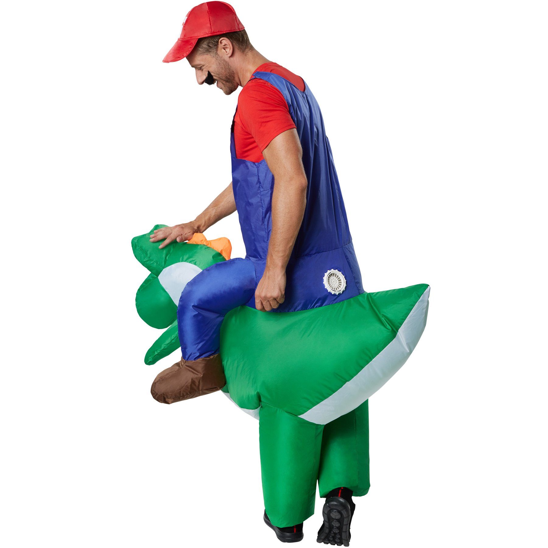 dressforfun Kostüm Aufsitzkostüm italienischer Klempner, Kostüm aus Anzug und Mütze