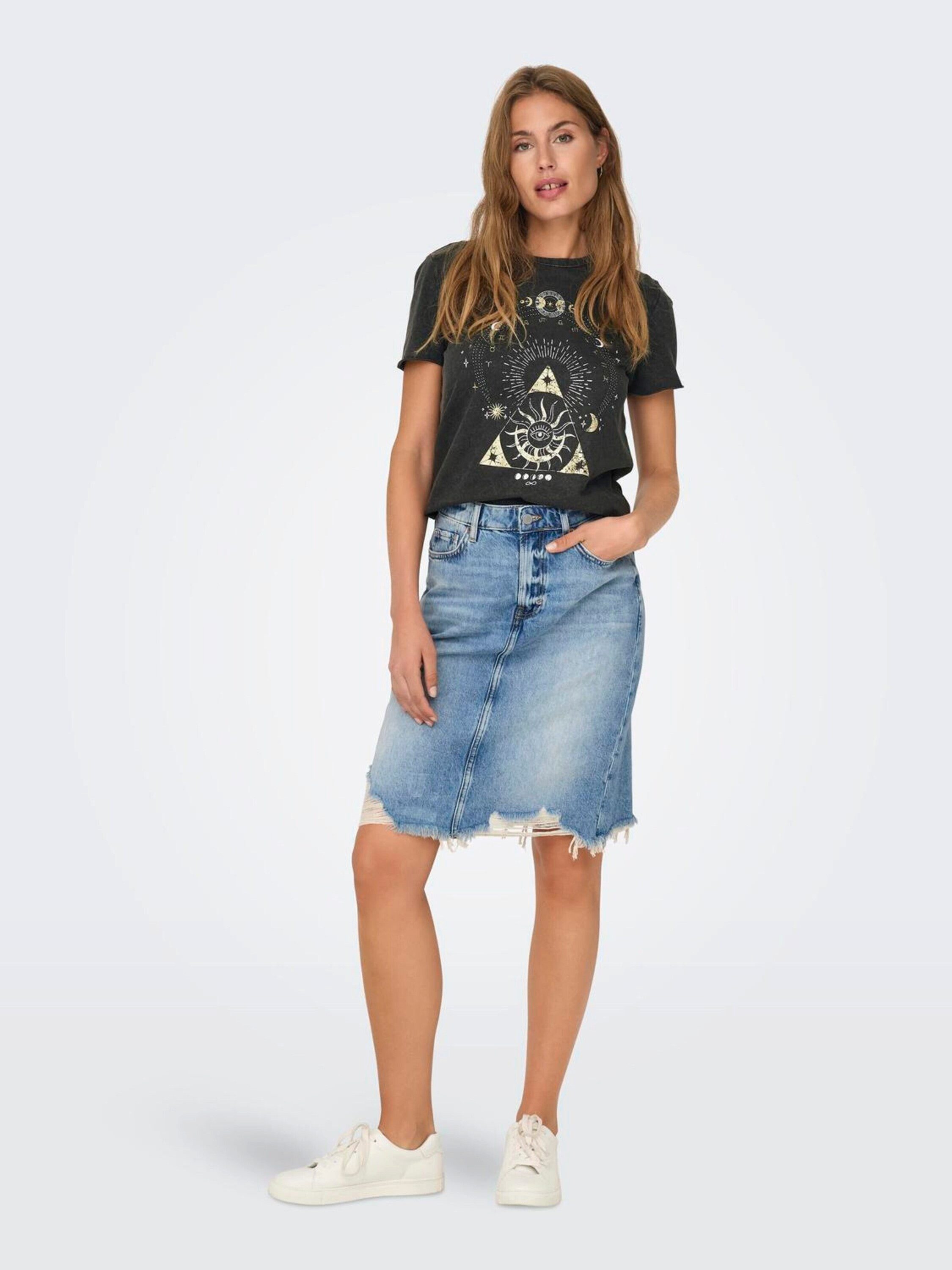 ONLY T-Shirt ONLLUCY (1-tlg) Plain/ohne Details günstig online kaufen