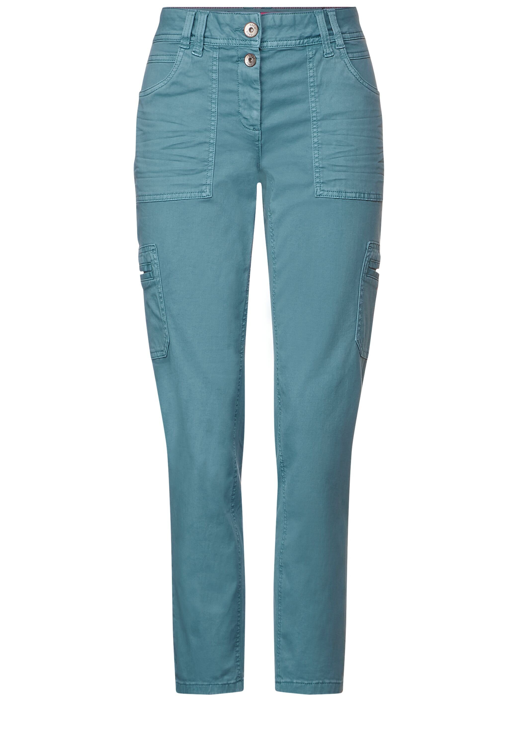 Waist Middle Cargohose Cecil adriatic blue