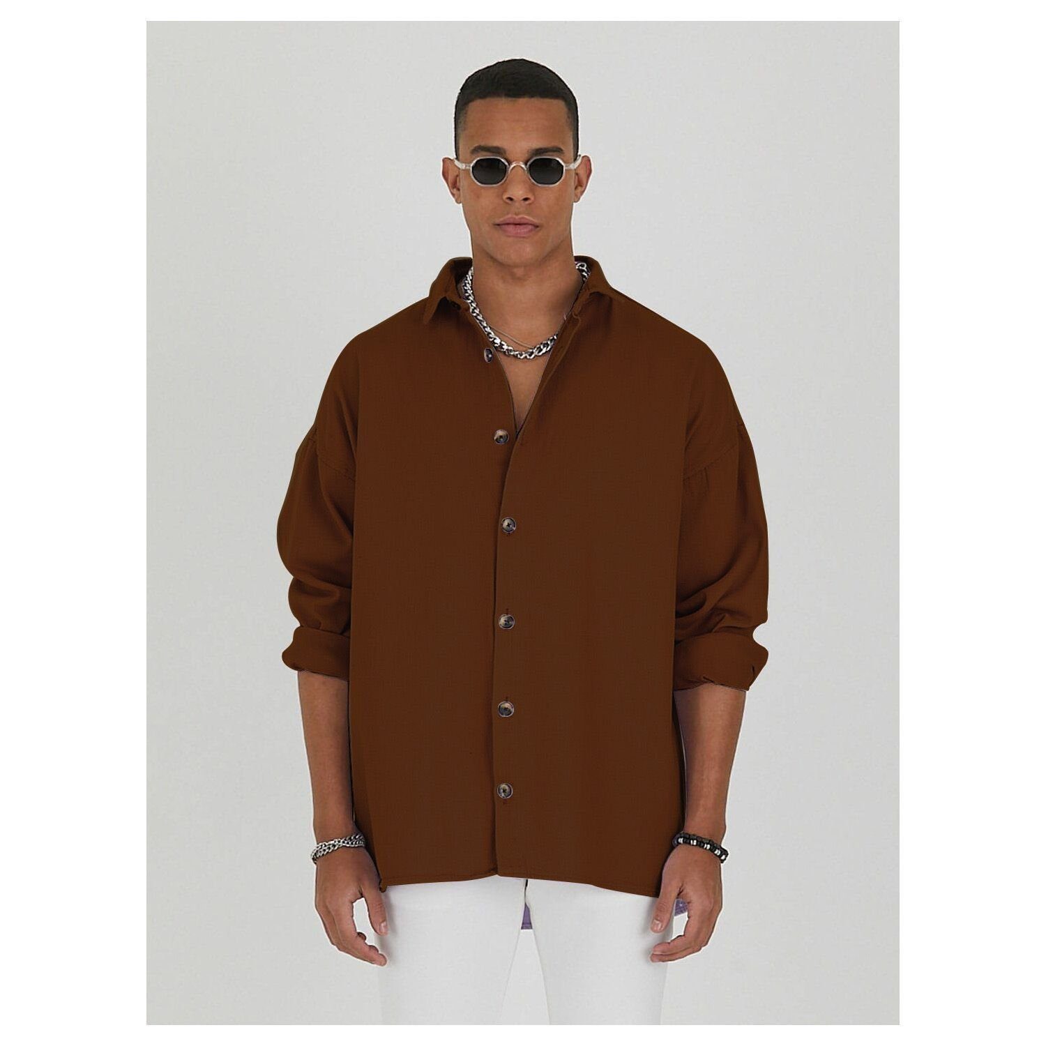 COFI Casuals Jeanshemd Jeanshemd Oversize Cotton günstig online kaufen