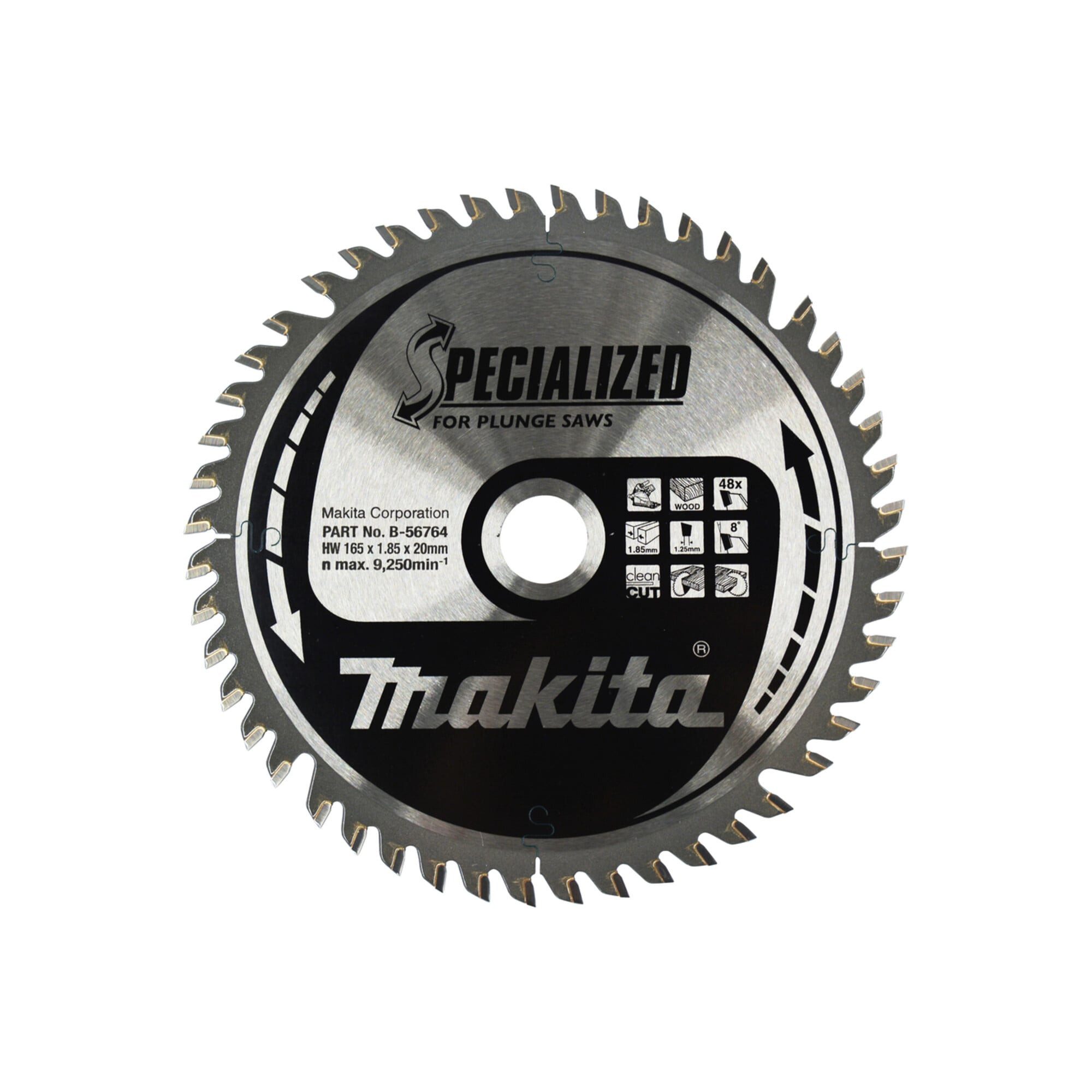 Makita Kreissägeblatt Makita SPECIALIZED Sägeb.165x20x48Z (B-56764)