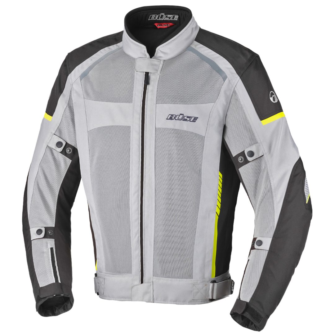 Büse Motorradjacke Santerno Grey Motorrad Textiljacke Light