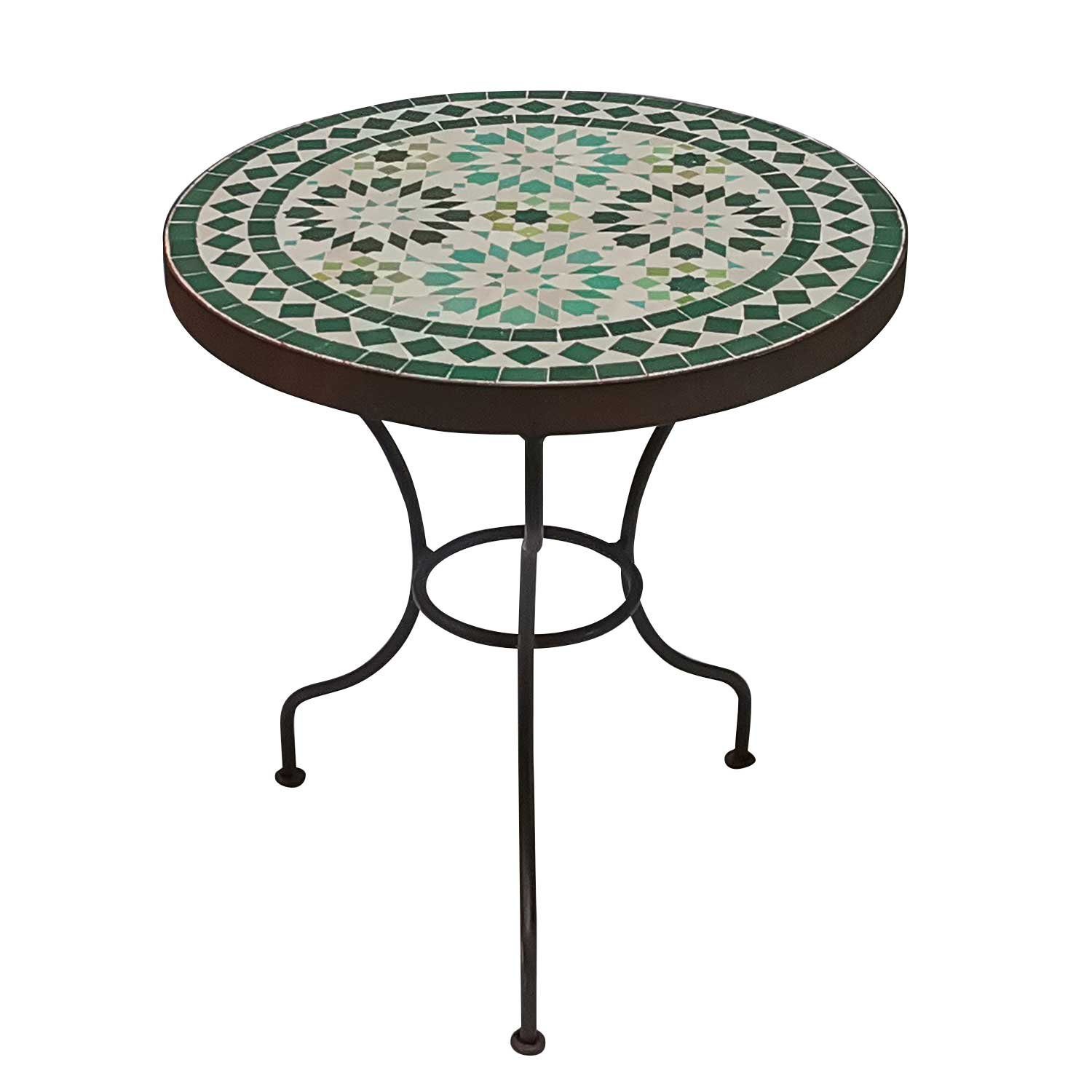 Casa Moro Beistelltisch Mosaik-Beistelltisch Ø45cm Ankabut günstig online kaufen