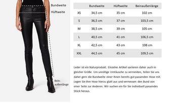 RICANO Lederhose PND Stretch Hochwertiges Stretch -Lammleder