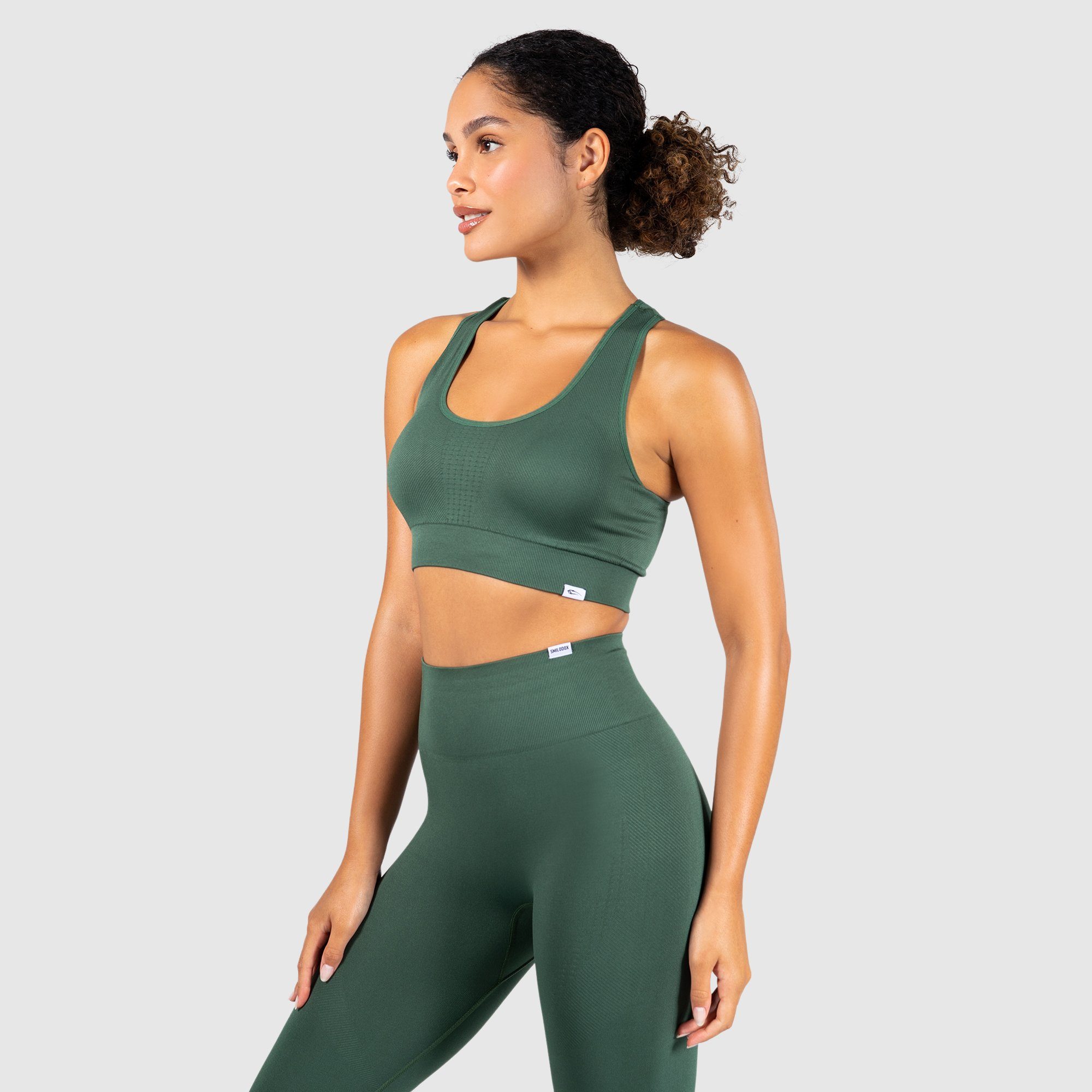 Smilodox Sport-BH Vanessa Seamless, Nachhaltig Grün