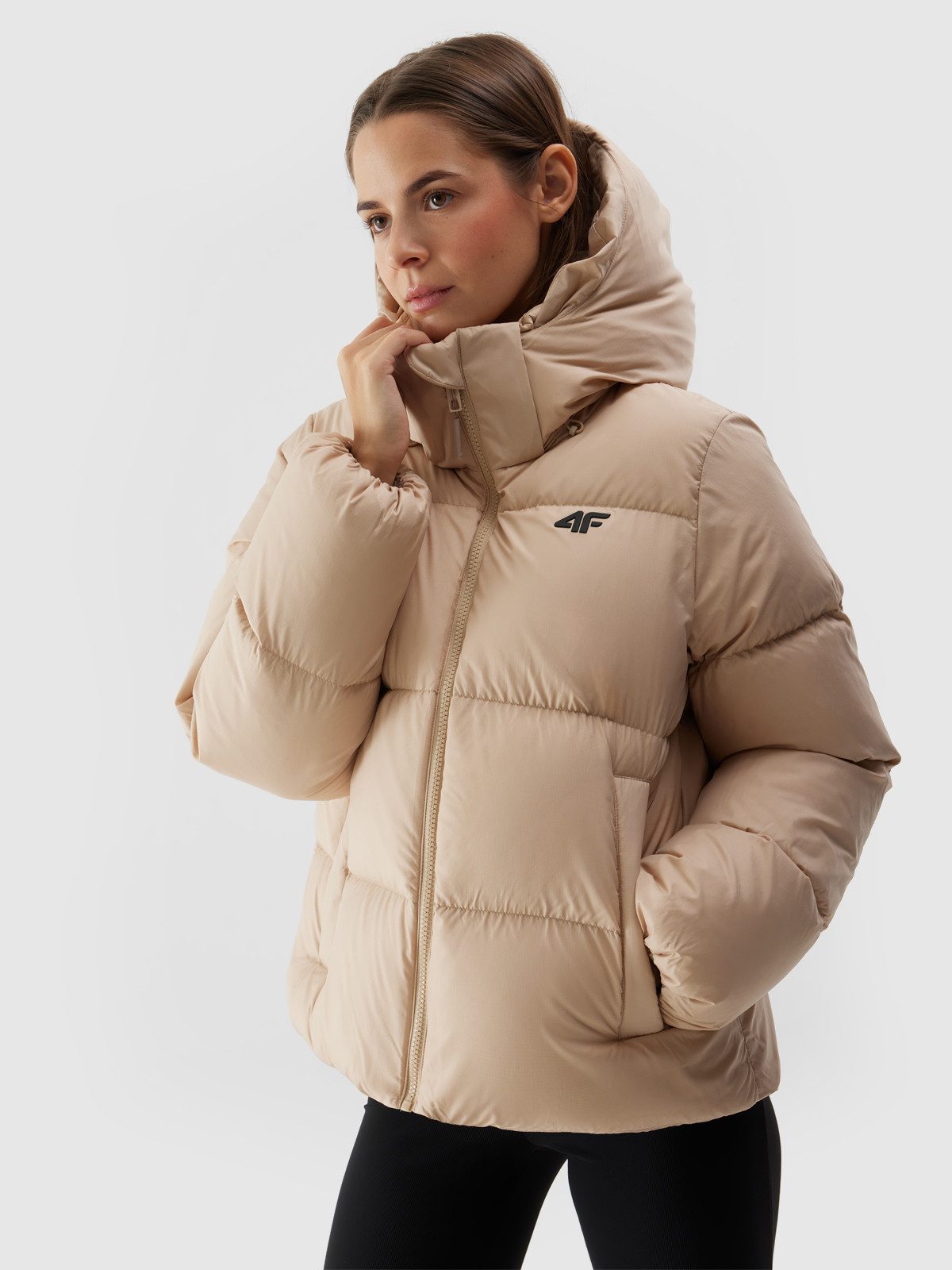 4F Daunenjacke Wasserdicht,Winterjacke Damen