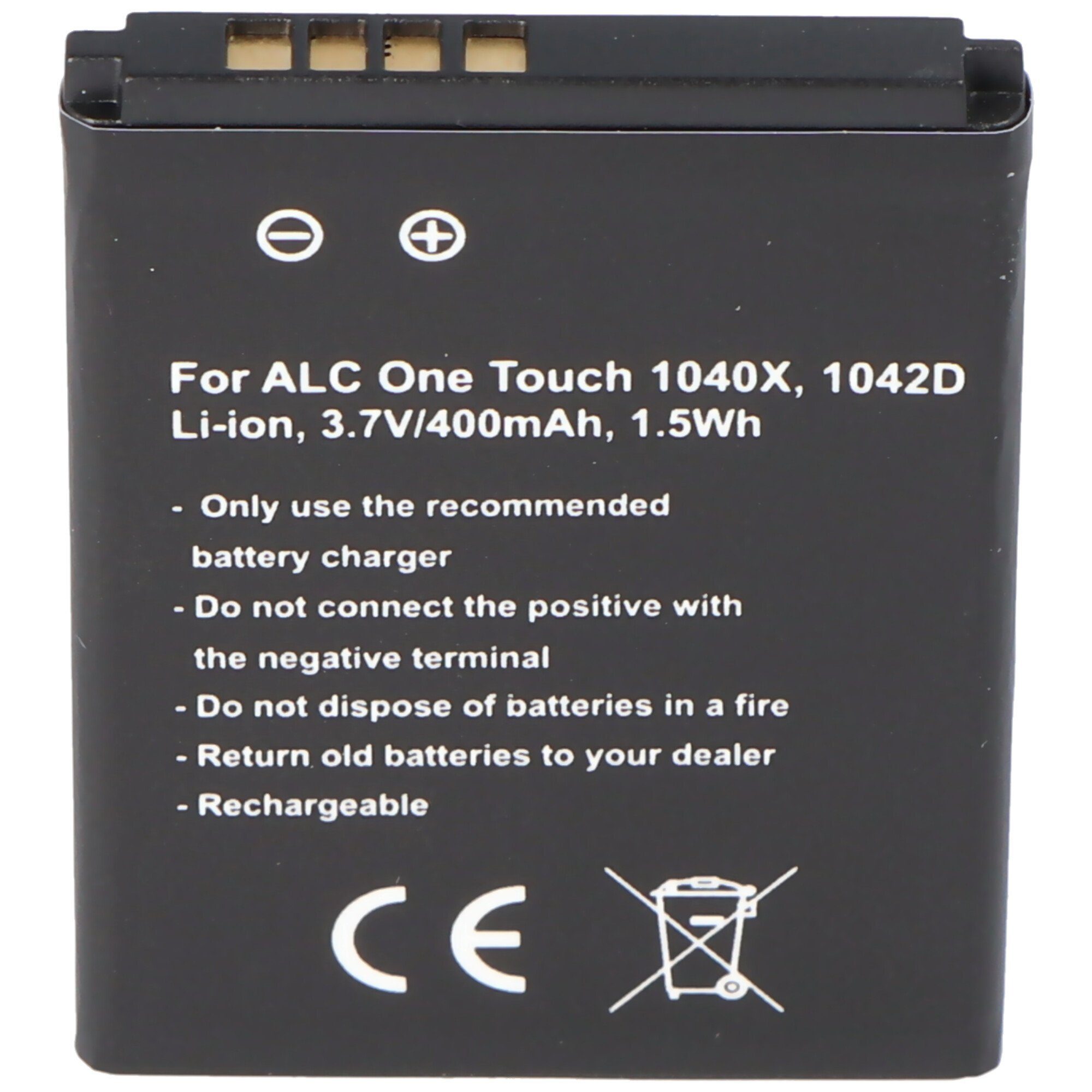 Akku passend für den Alcatel CAB0400000C1 Akku One Touch 1040X, One T Akku