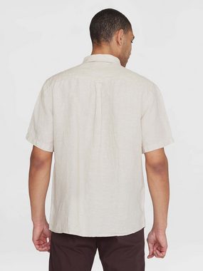 KnowledgeCotton Apparel Kurzarmhemd Regular Linen Short Sleeve Shirt